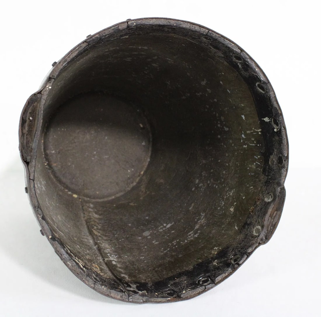 Antique Leather Fire Bucket - 3