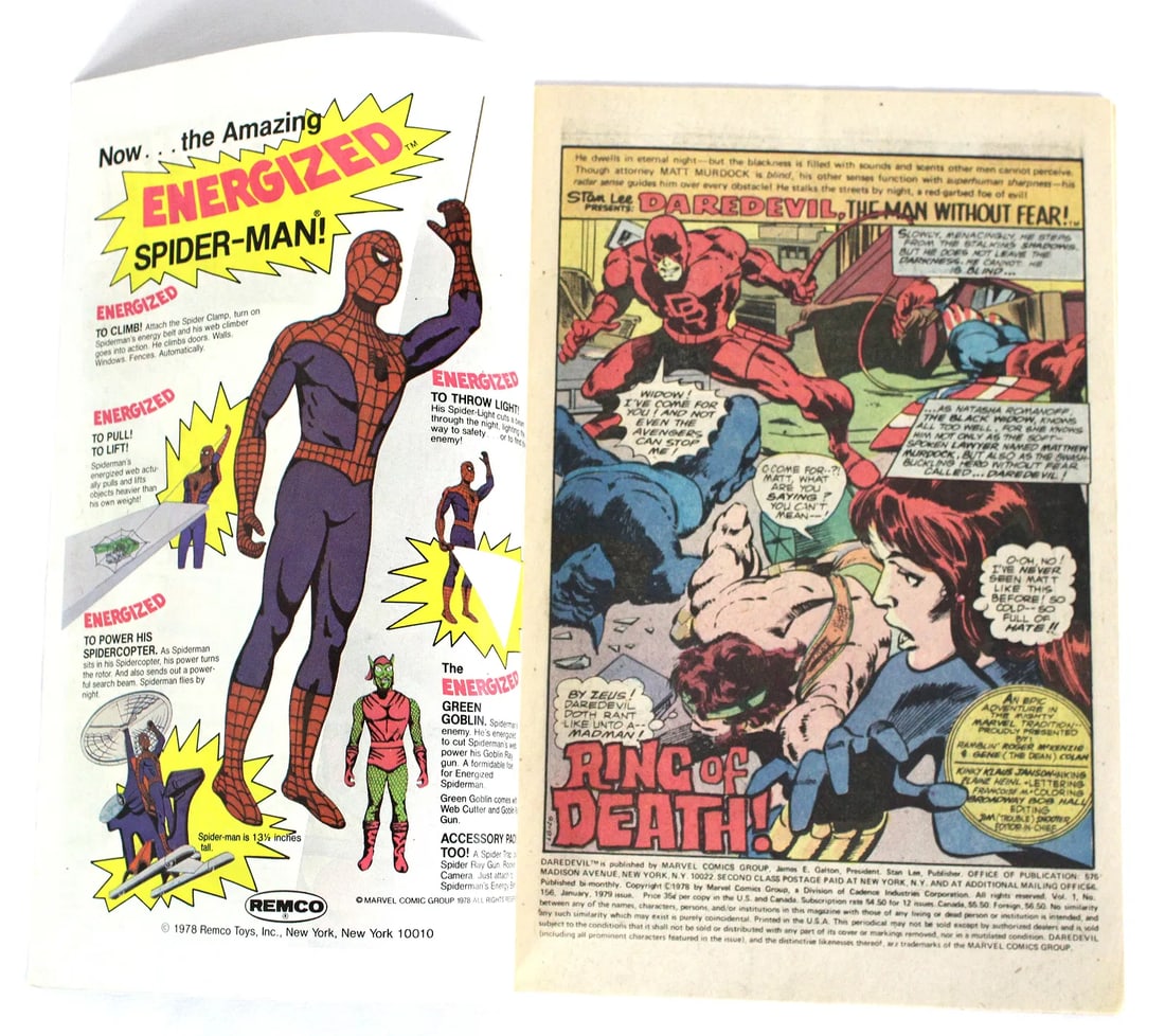 Marvel Comics Daredevil Comic Book, Issue 156 - 2