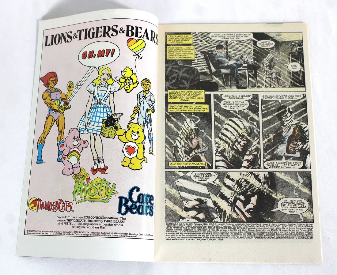 Marvel Comics Daredevil Comic Books, Issue 227 - 2