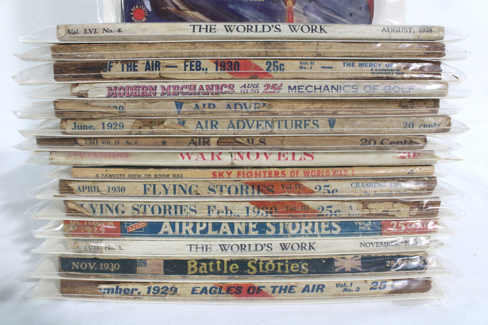 Assorted Aviation Pulp Magazines incl. Sky Devils - 2