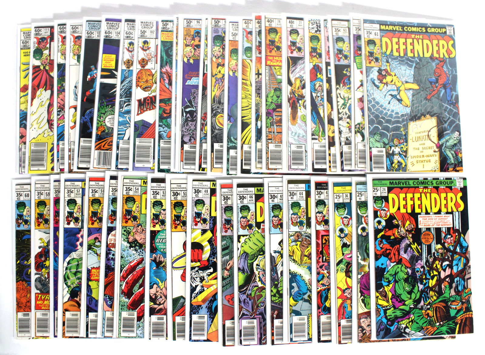 Marvel Comics The Defenders Mix Lot (1 of 1)