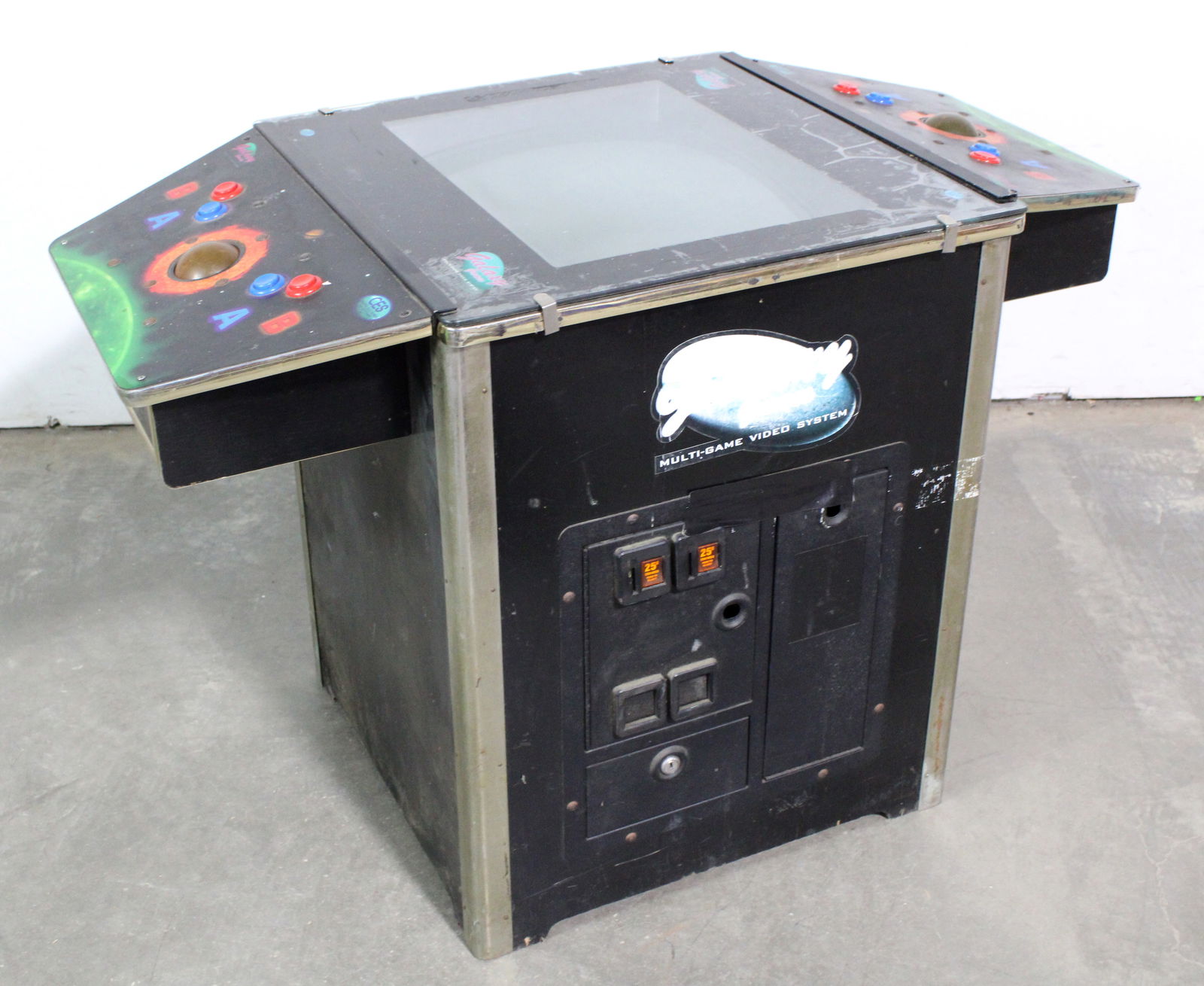 Galaxy Multicade Cocktail Arcade: Not working. This item requires third-party shipping or pickup arrangements to be made.