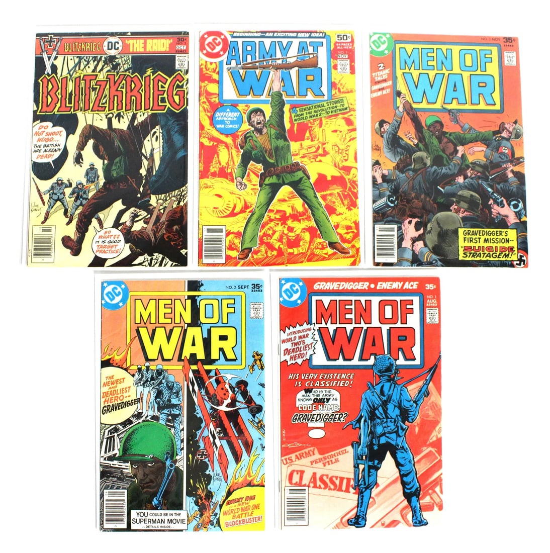 DC Comics War Comics incl. Men of War Issues 1, 2 & 3 (1 of 1)