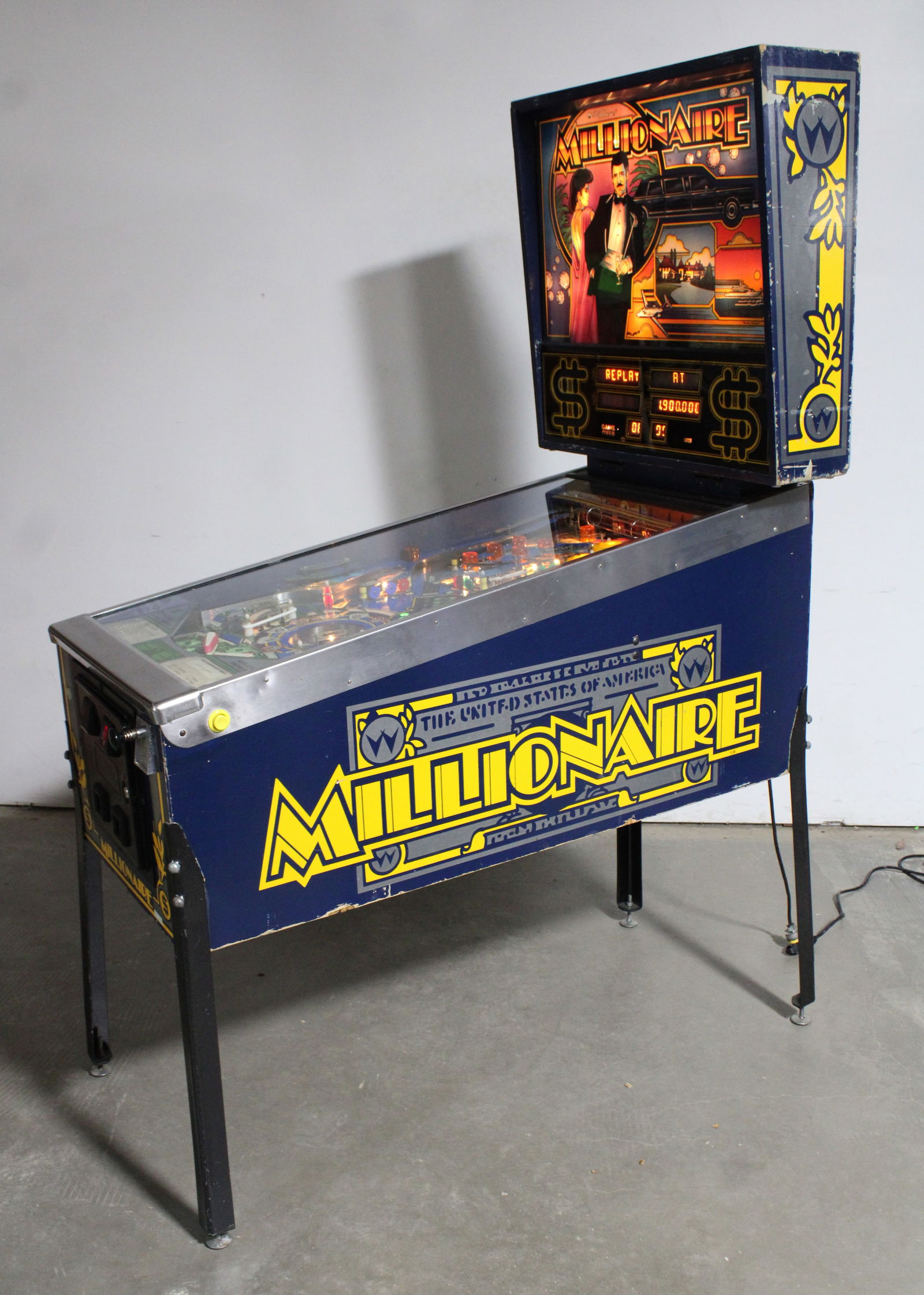 Williams Millionaire Pinball Machine - 3