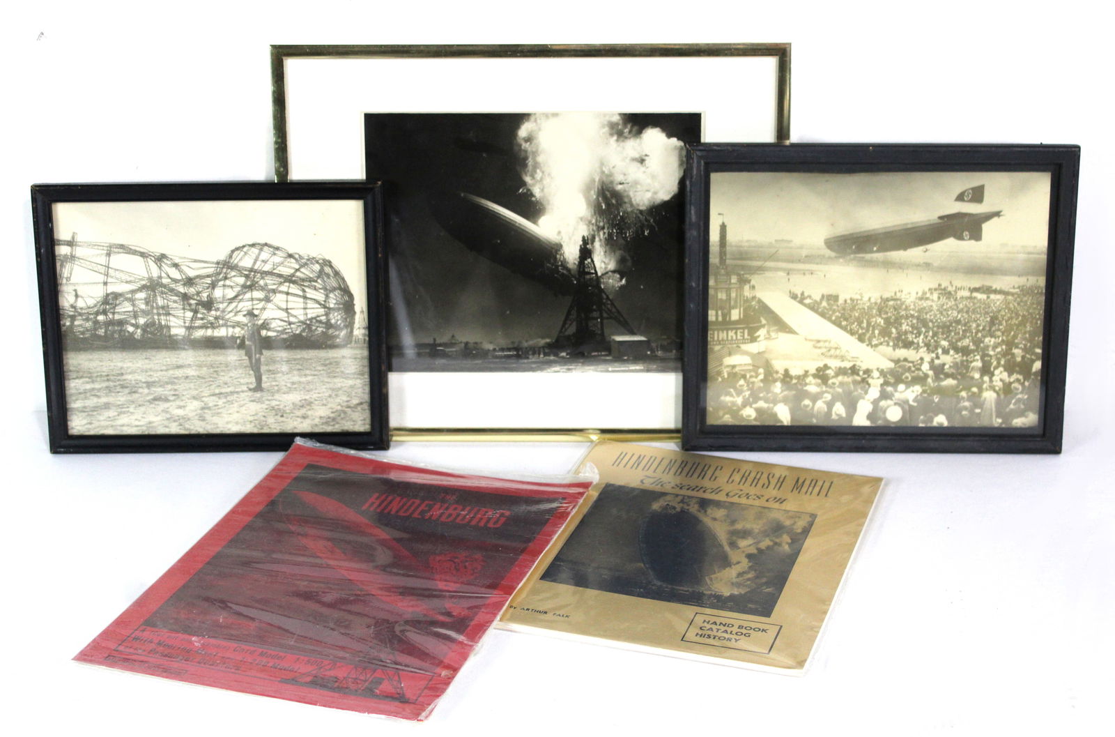 Hindenburg Memorabila Incl. Crash Photo: In-house shipping available.