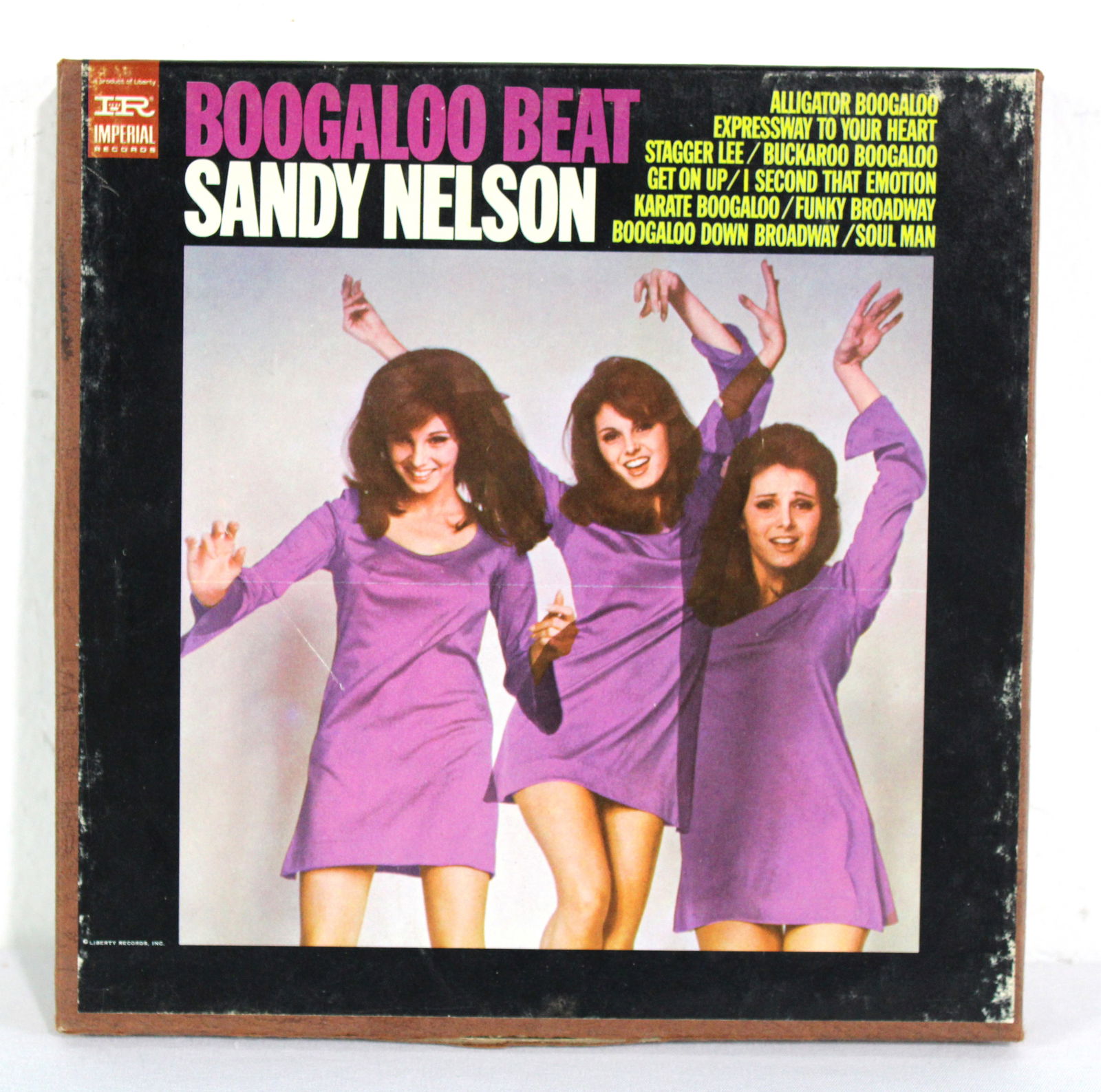 Sandy Nelson Boogaloo Beat 7" Reel to Reel Albums: In-house shipping available.