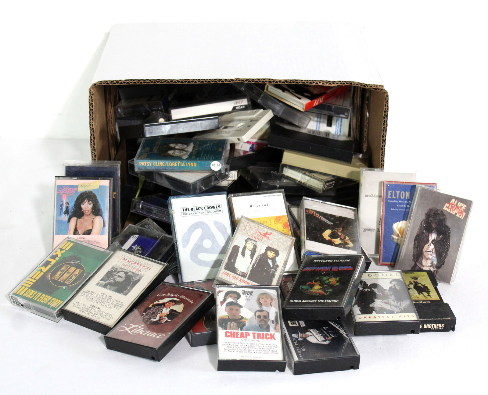 Large Lot of Cassette Tapes incl. The Doors, Alice Cooper, The Doobie Brothers (1 of 1)