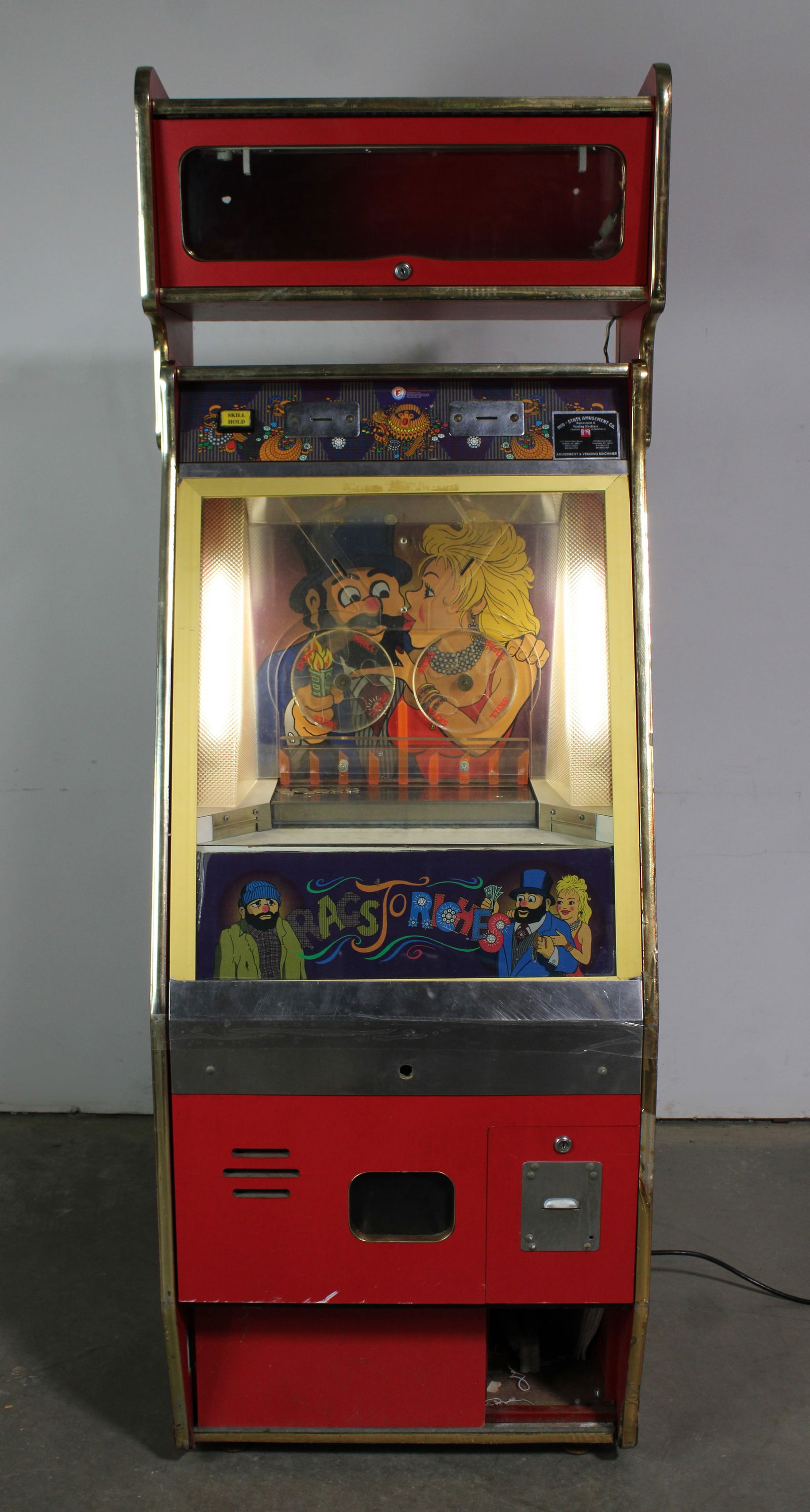 Rags to Riches Coin Pusher Arcade (1 of 4)