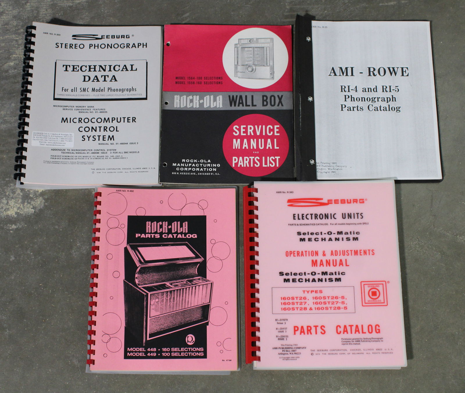 Jukebox Manuals incl. Seeburg and Rockola (1 of 1)