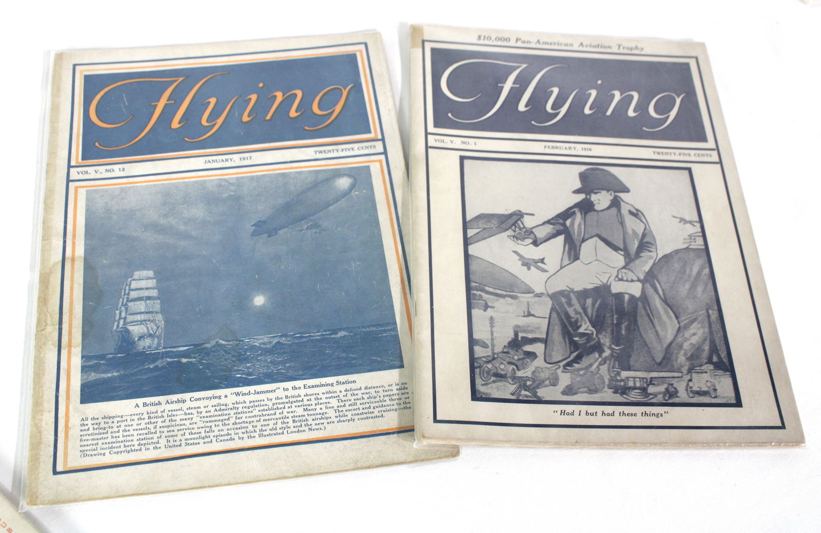 Flying Aviation Magazines, 1910s - 2