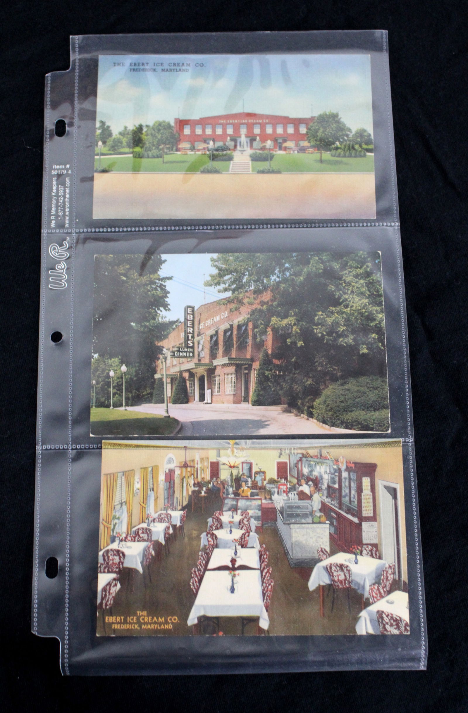 Ebert's Ice Cream Chalkboard Menu Sign, Frederick MD - 2