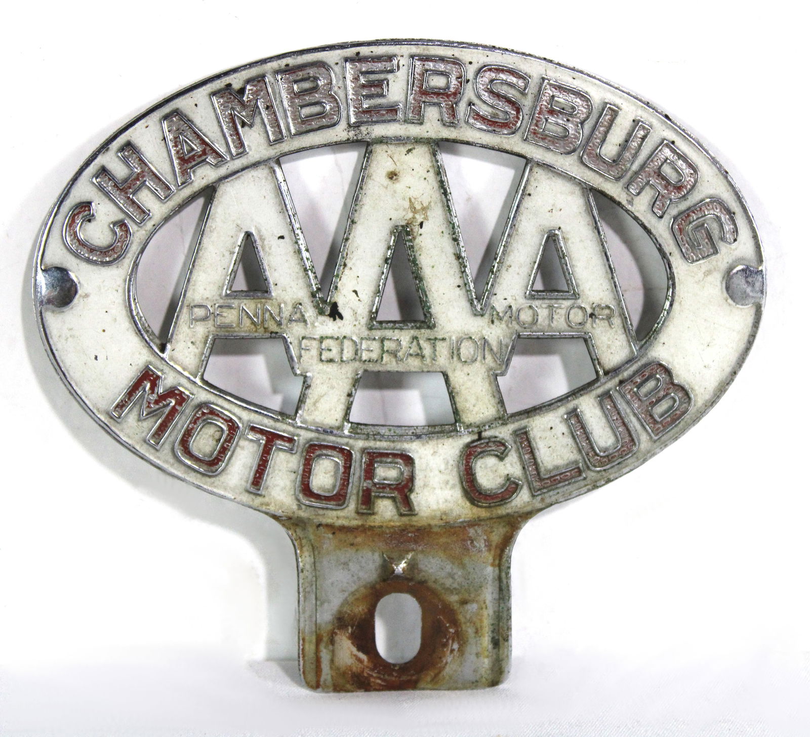 AAA License Plate Topper, Chambersburg, PA: In-house shipping available.