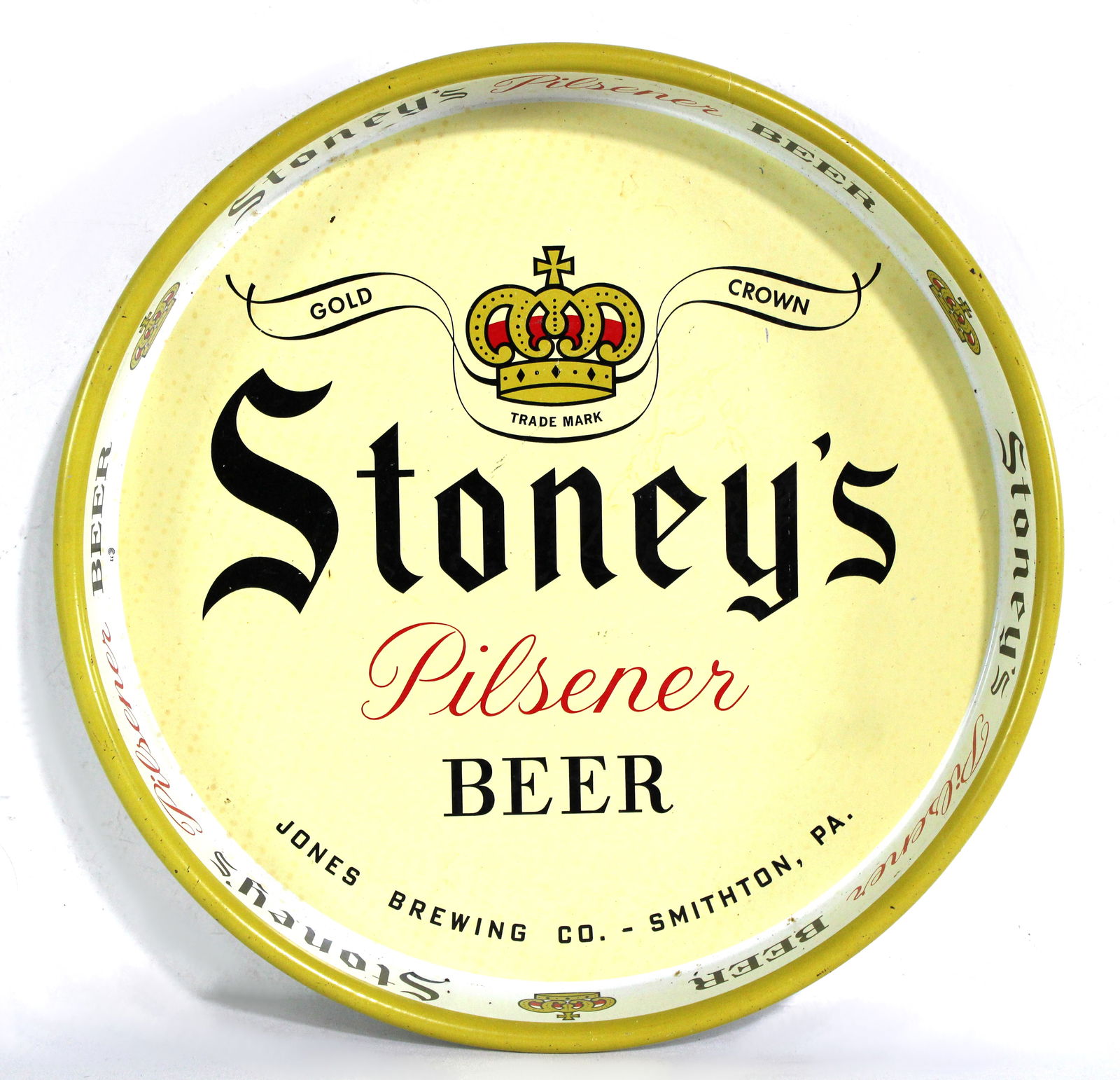 Stoney's Pilsner Beer Tray, Smithton, PA: In-house shipping available.