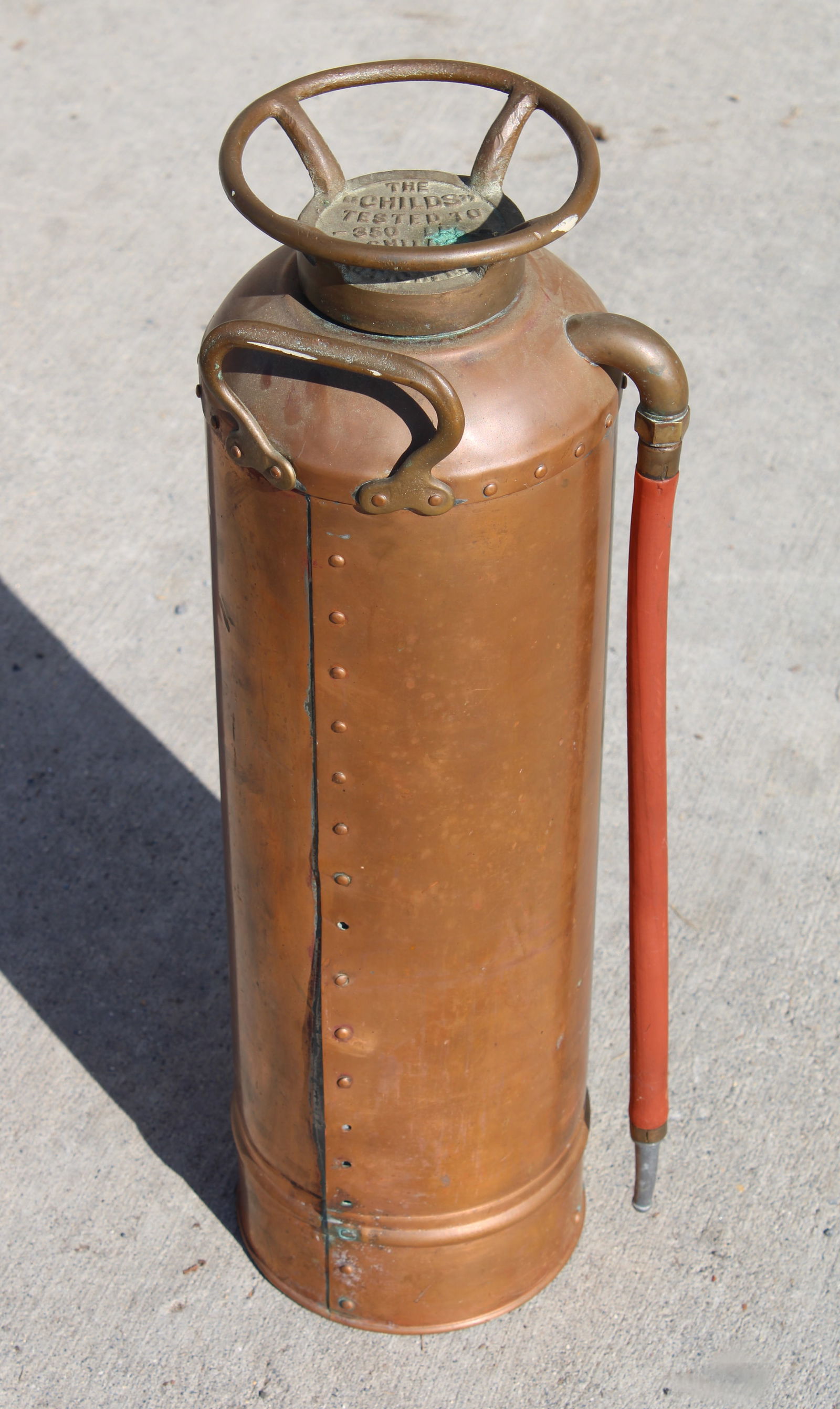 OJ Childs Copper Fire Extinguisher - 2