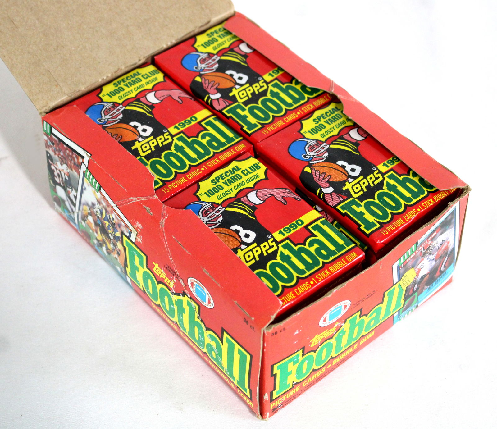 Topps Football Wax Pack Cards in Box: In-house shipping available.
