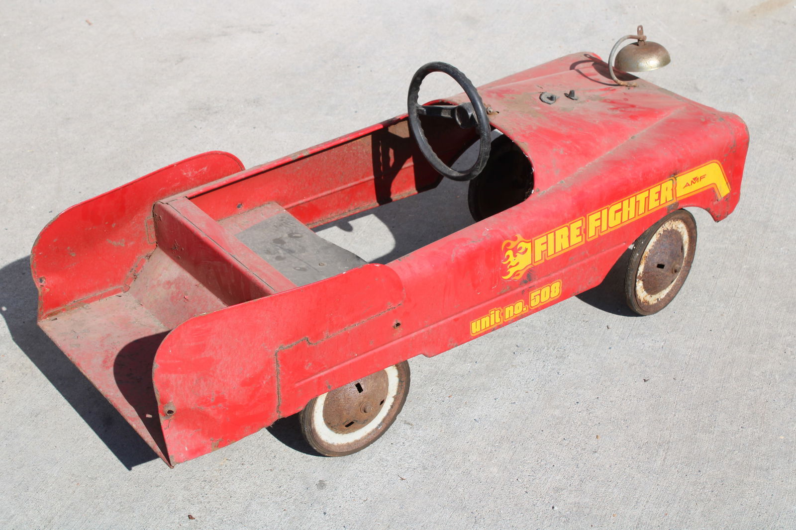 Fire Engine Kiddie Pedal Car - 2
