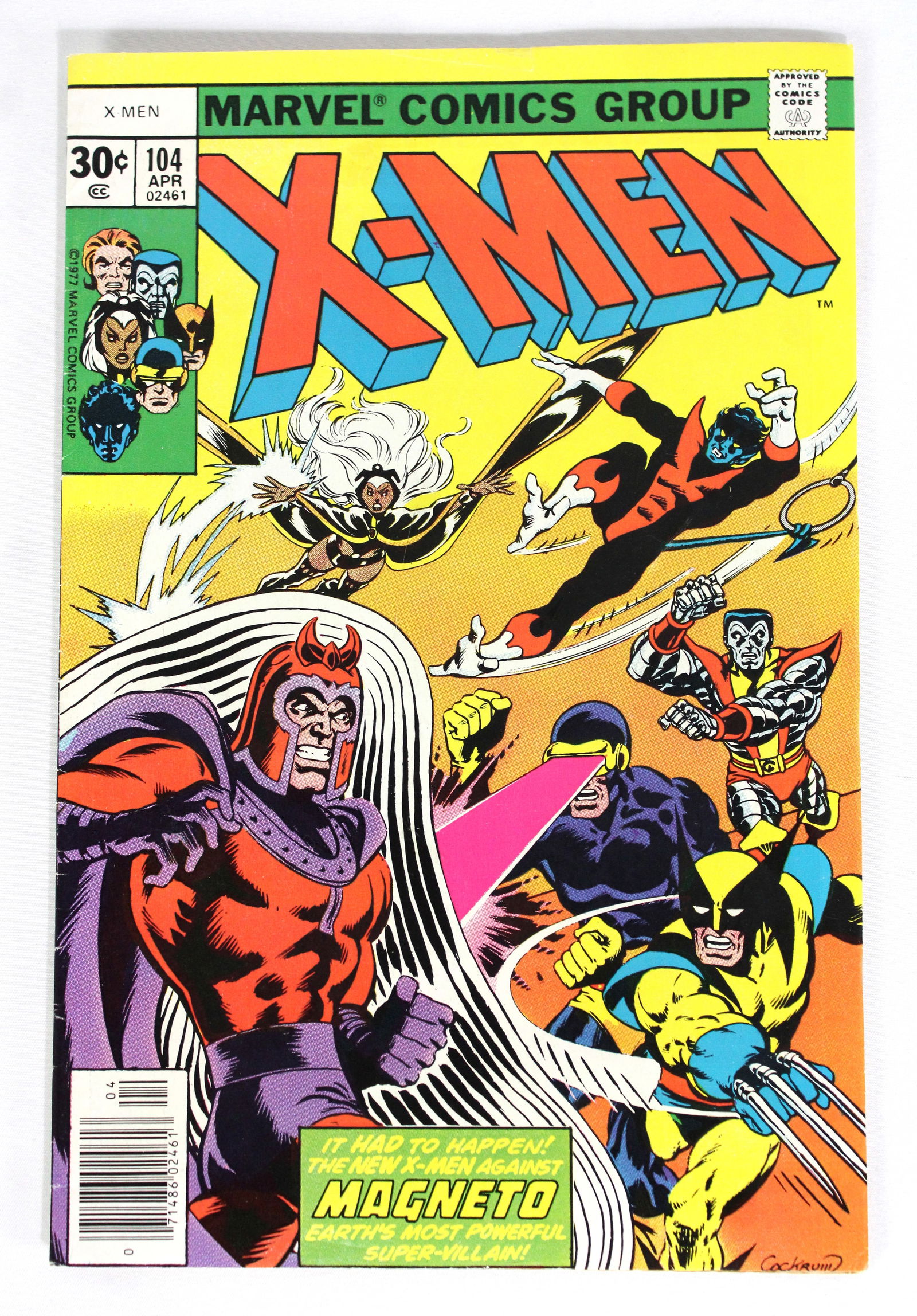 Marvel Comics X-Men, Issue 104: Bagged and boarded. In-house shipping available.
