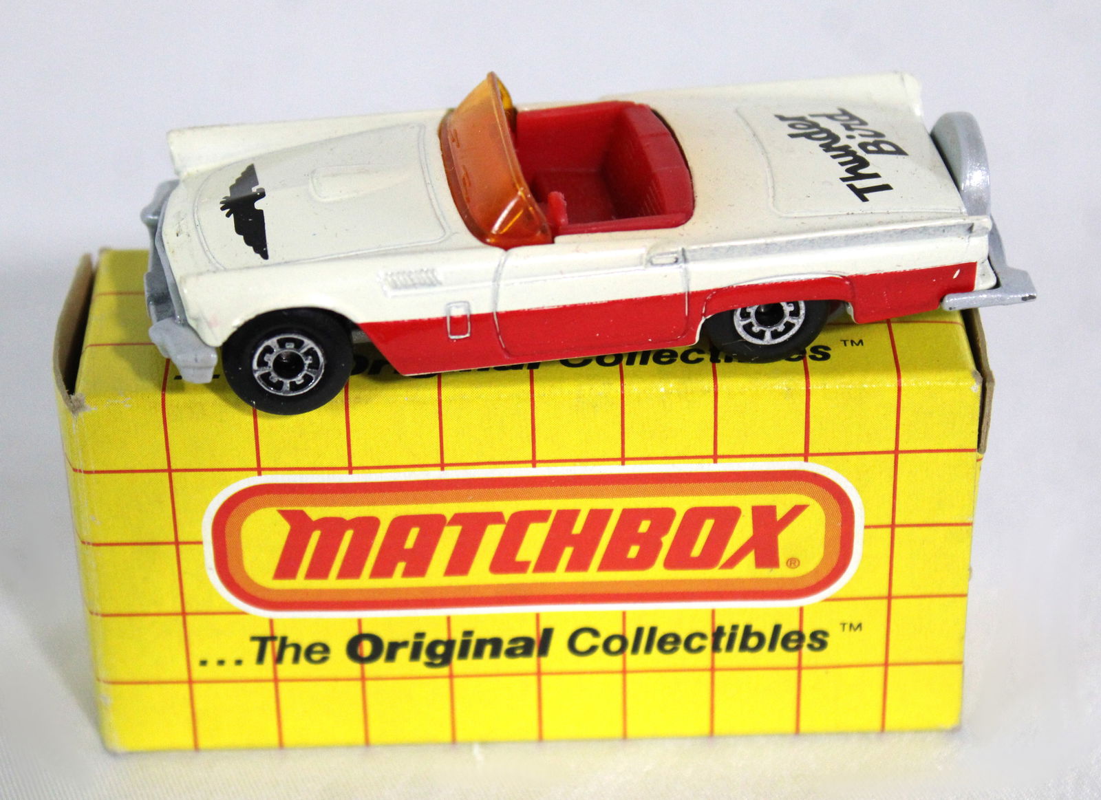 Matchbox Thunderbird "T" Bird Die Cast Car in Box: In-house shipping available.