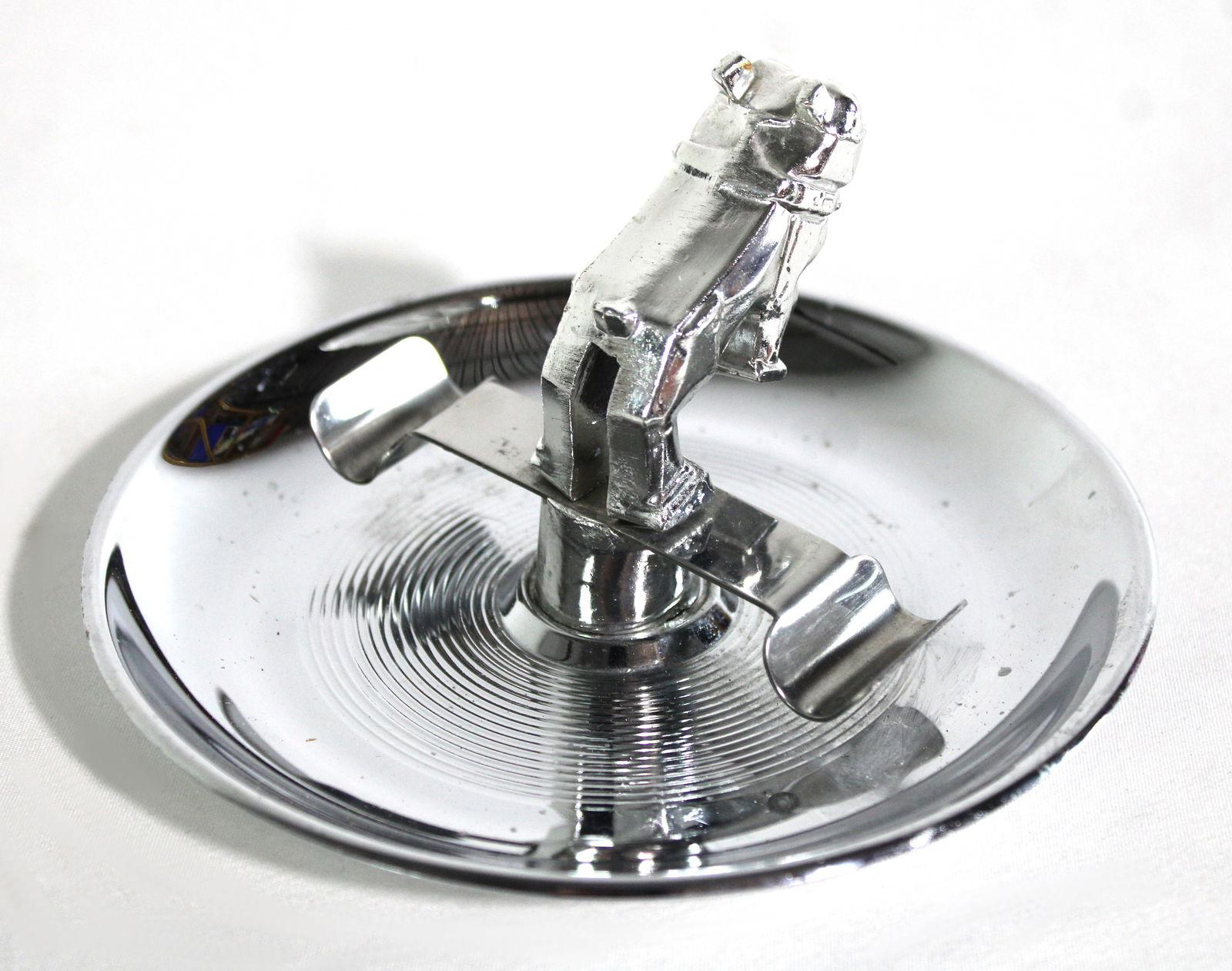 Chrome Mack Cigarette Ashtray - 2