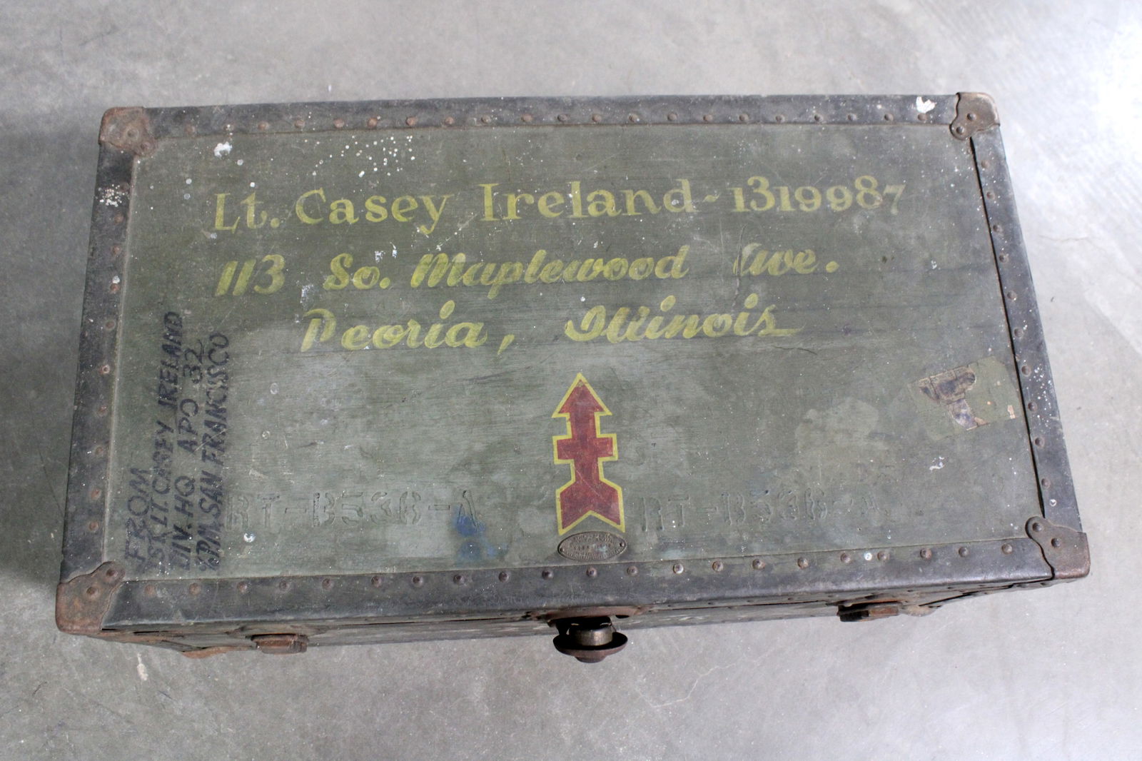 Antique Military Trunk - 2