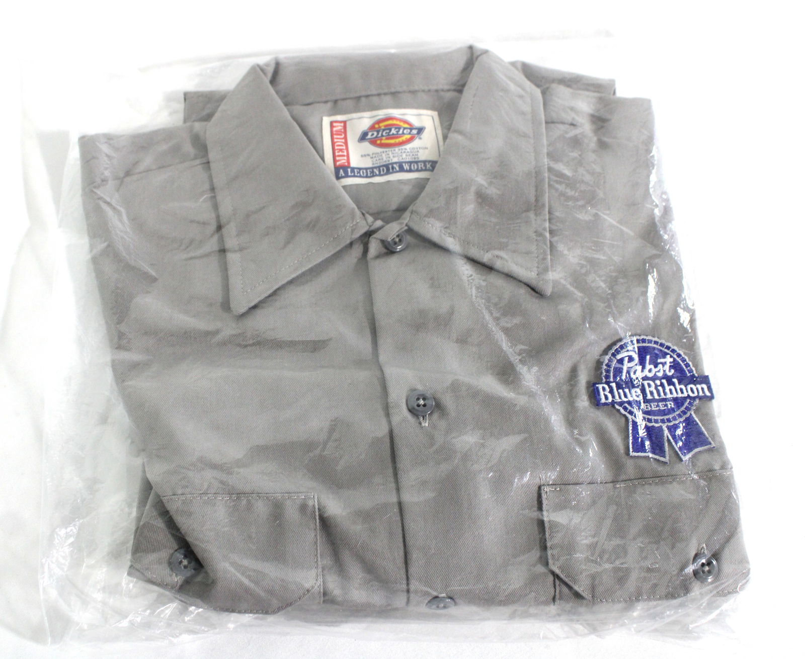 Pabst Blue Ribbon Beer PBR Vintage Dickies Shirt: In-house shipping available.