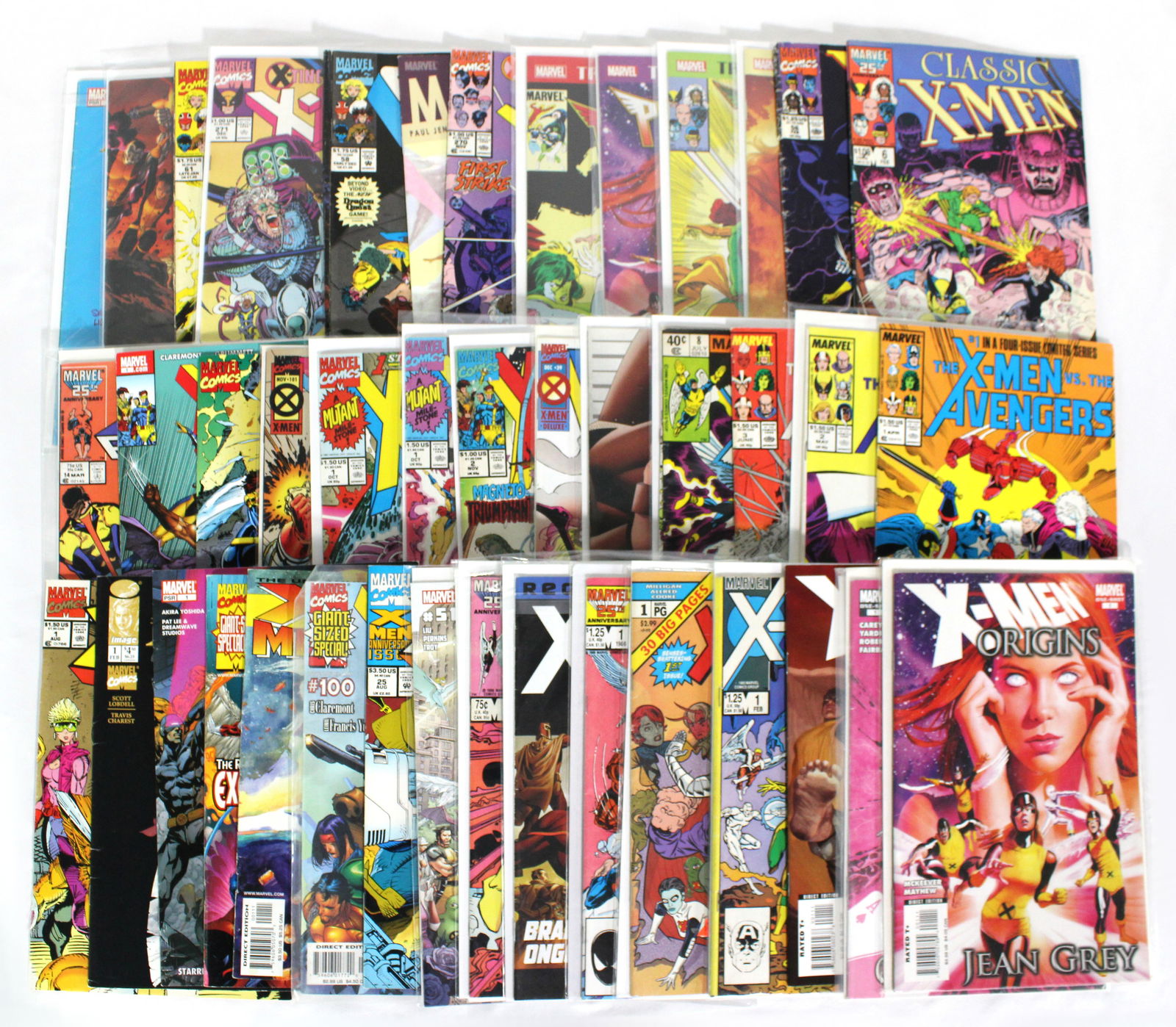 X-Men Bronze & Modern Comic Mix Lot: Includes X-Factor #1 and X Statix #1. In-house shipping available.