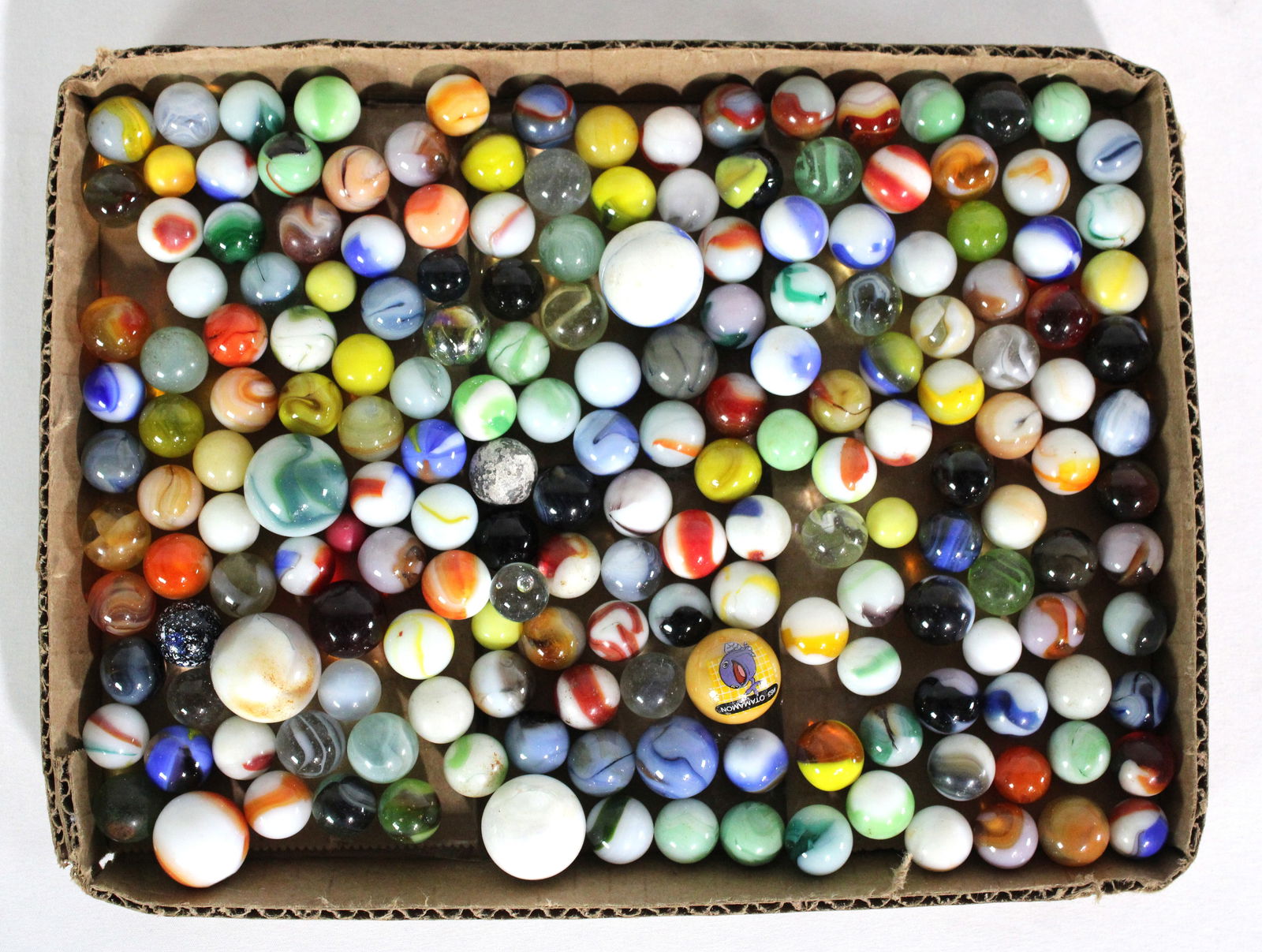 Vintage Marbles, Some UV: Multiple glow under UV, including large boulder. In-house shipping available.