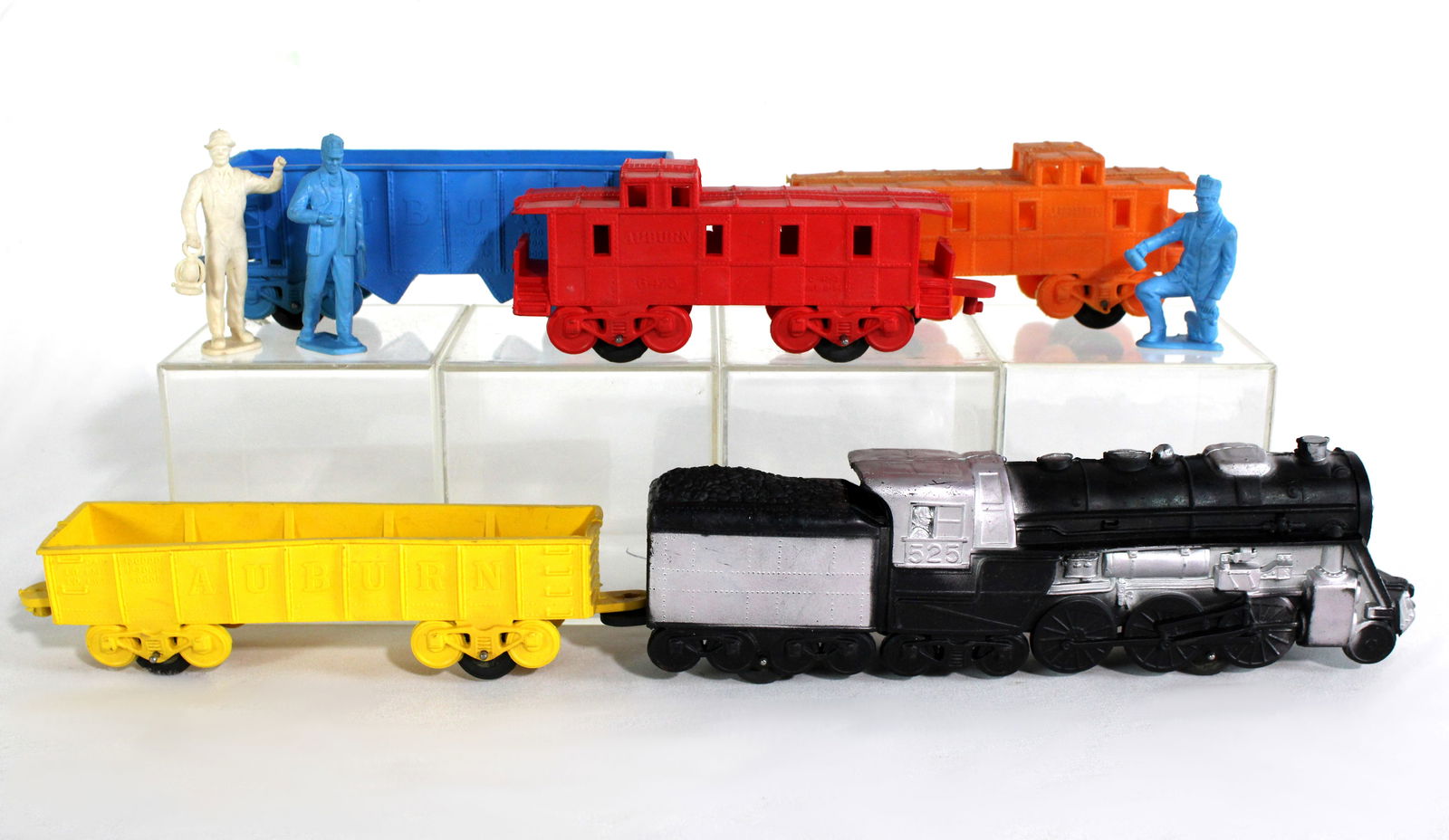 Auburn Rubber Train Cars: In-house shipping available.
