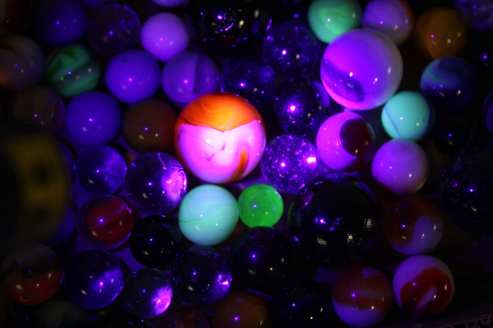 Vintage Marbles, Some UV - 2