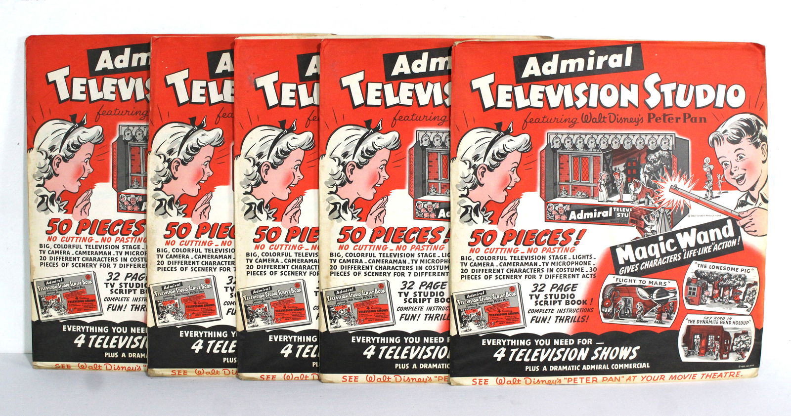 Admiral Television Dioramas: Total of 5. In-house shipping available.