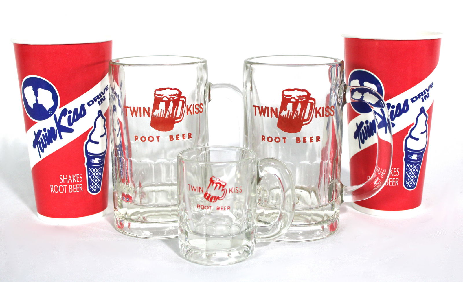 Twin Kiss Glass Mugs and Cups: This item requires third-party shipping or pickup arrangements to be made.
