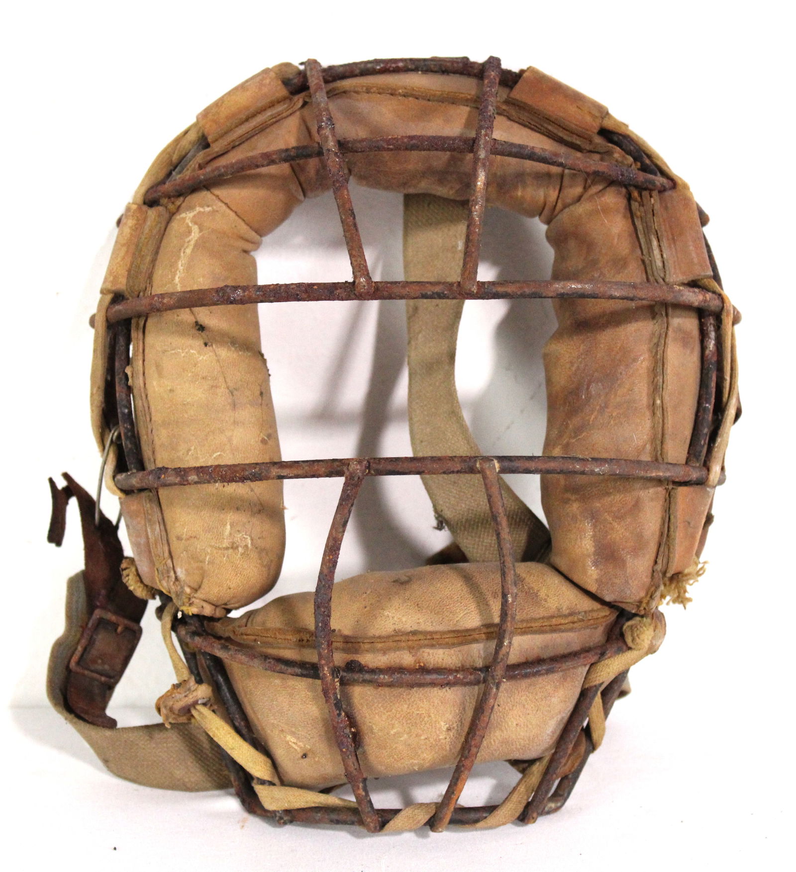 Rawlings Leather Baseball Catcher's Mask: In-house shipping available.