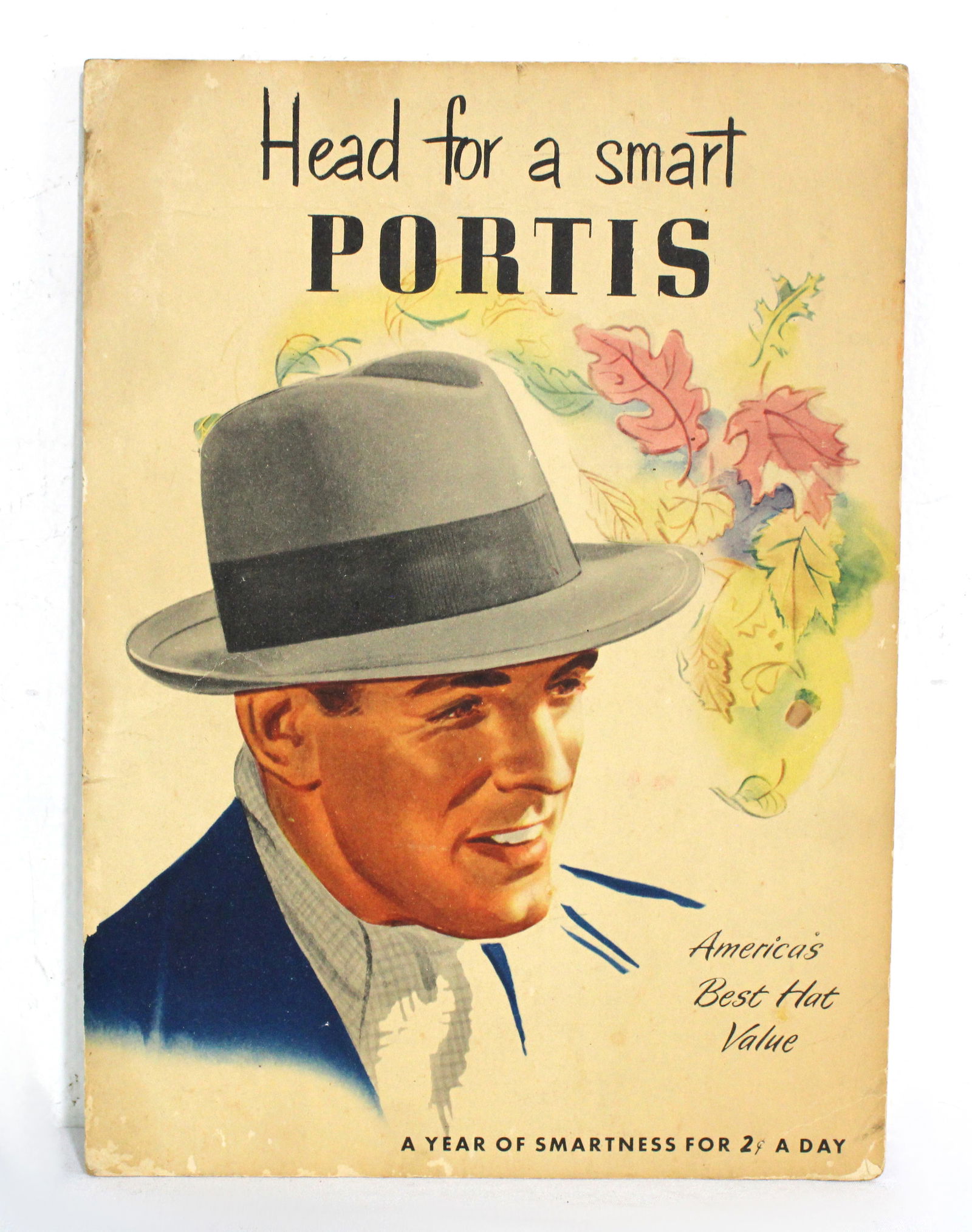 Portis Hat Advertisment: In-house shipping available. Dimensions: 11 x 8