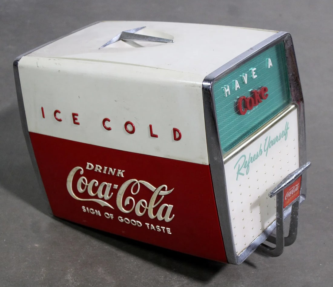 Coca Cole Dole Fountain Dispenser: This item requires third-party shipping or pickup arrangements to be made. Dimensions: 15 x 12 x 20