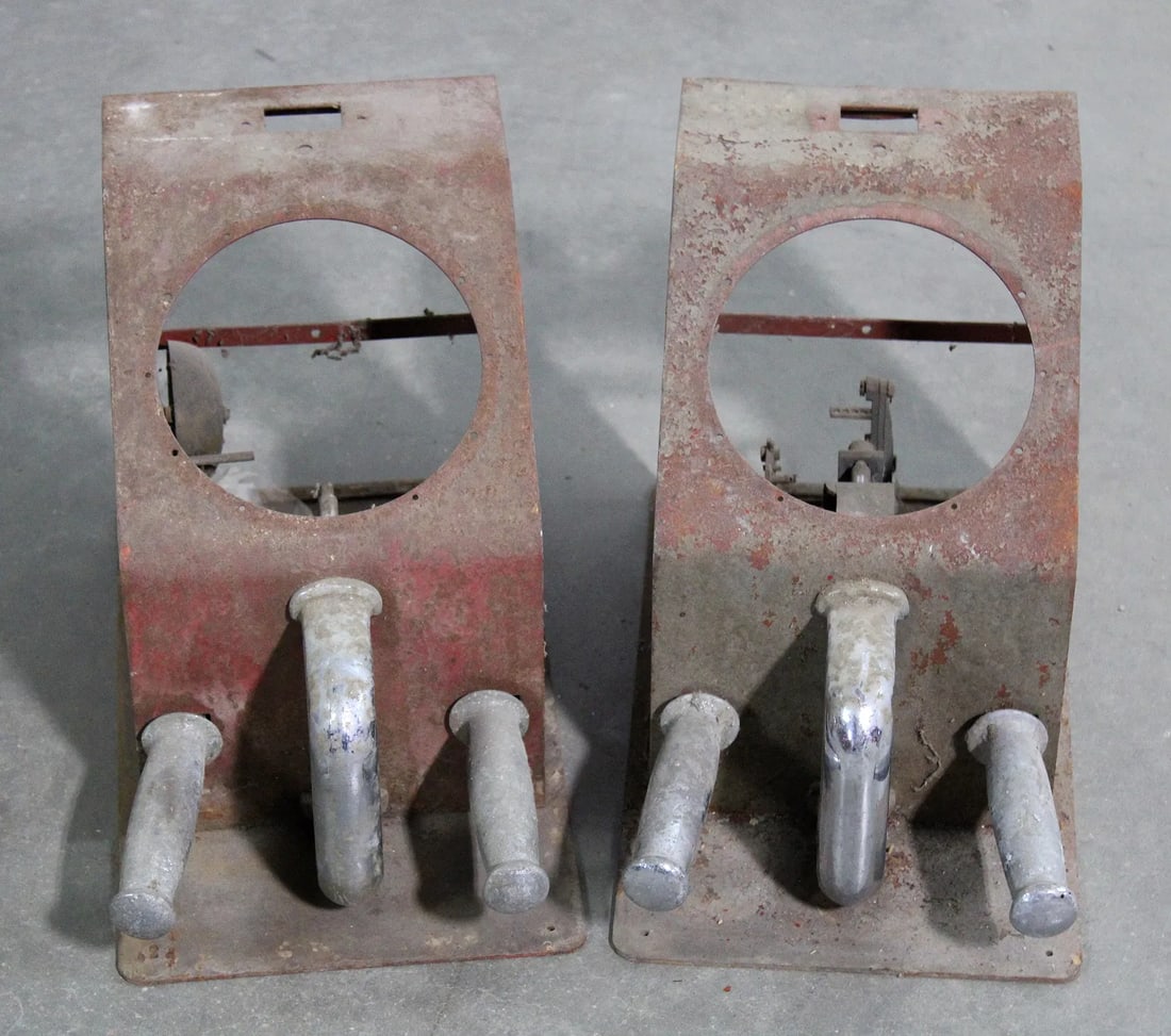 Pair of 1 Cent Coin Op Grip Testers for Parts or Restoration: This item requires third-party shipping or pickup arrangements to be made.
