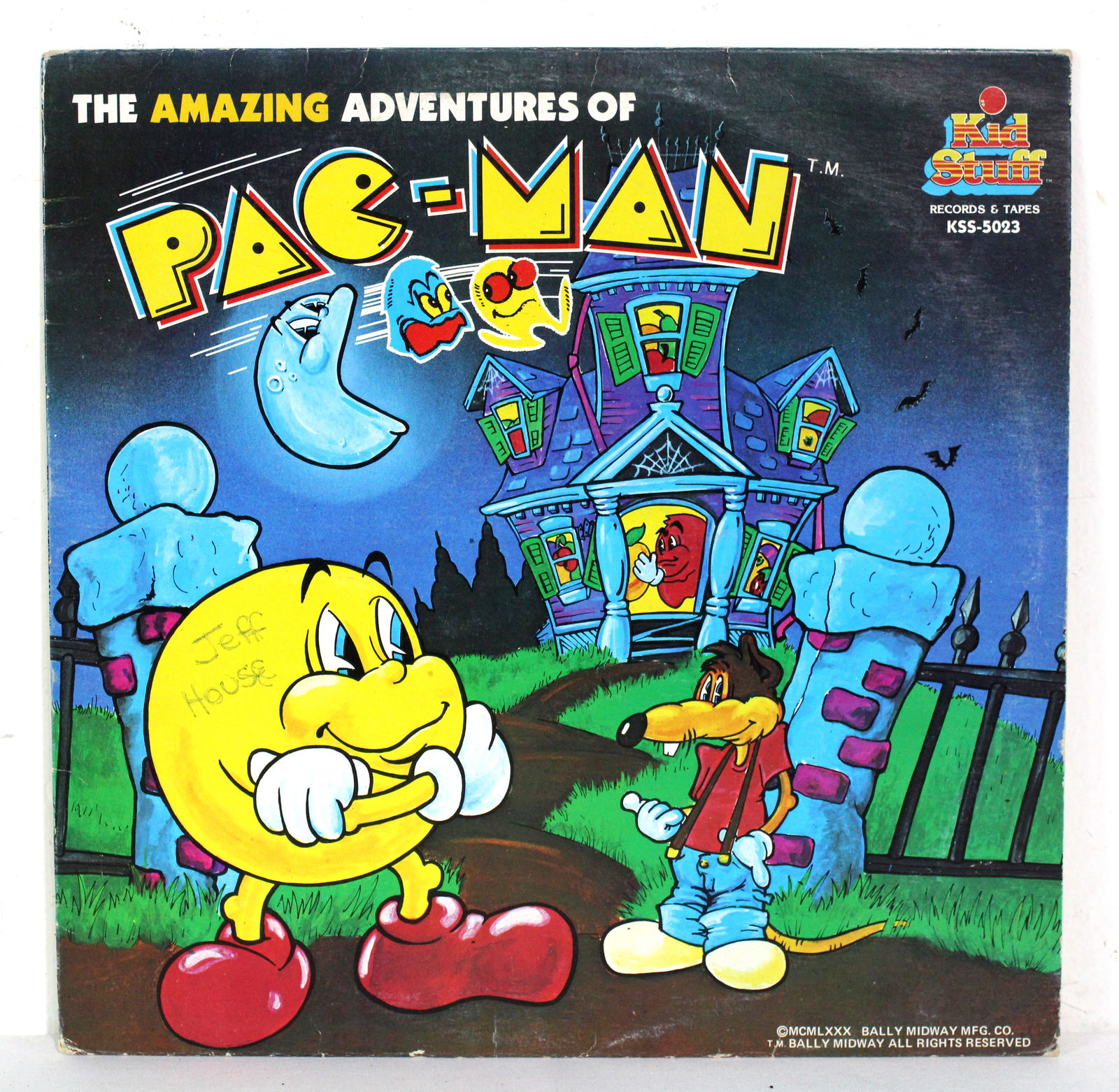 Amazing Adventures of Pac-Man Vinyl Record: In-house shipping available.