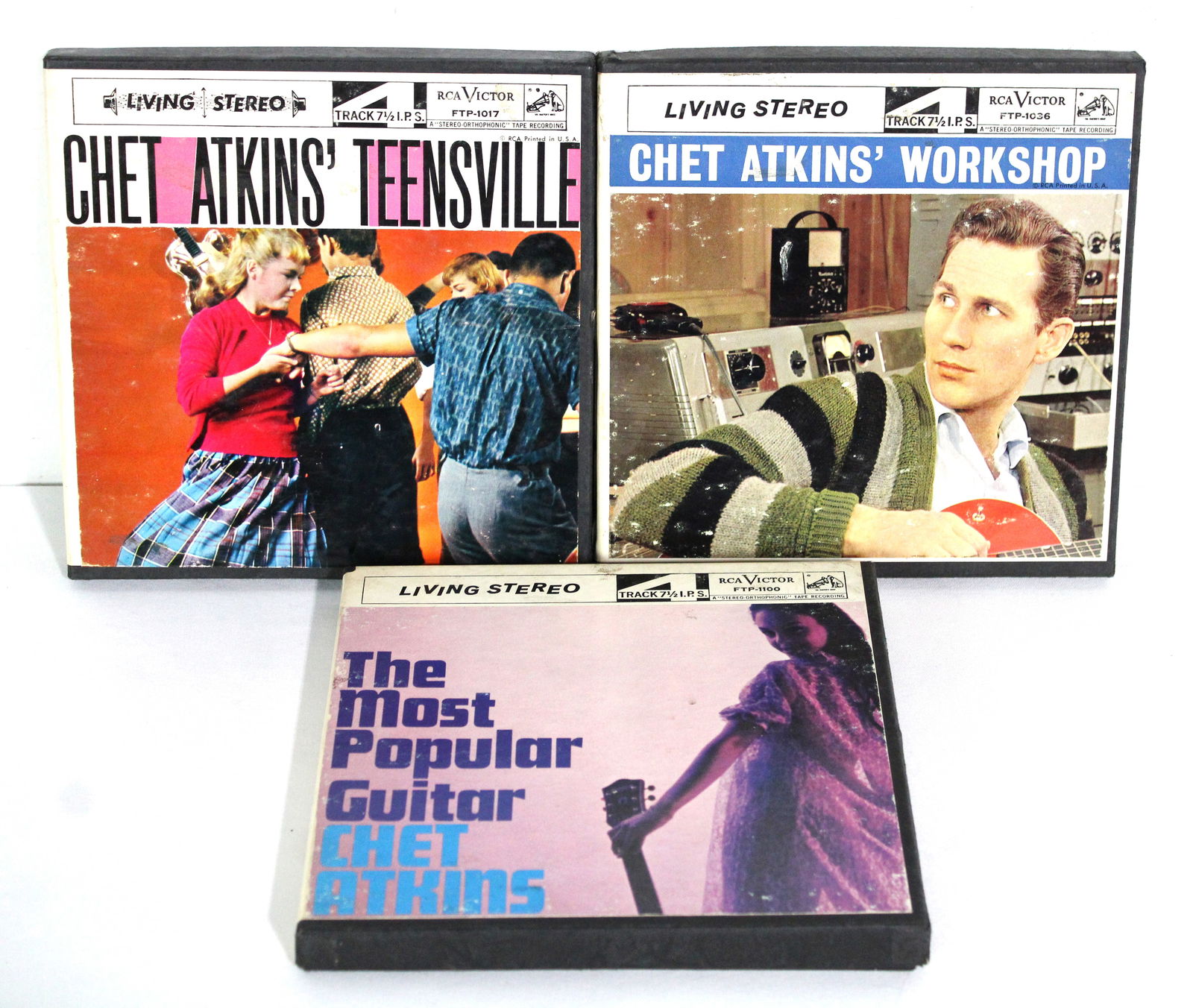 Chet Atkins 7" Reel to Reels incl. Teeksville: In-house shipping available.