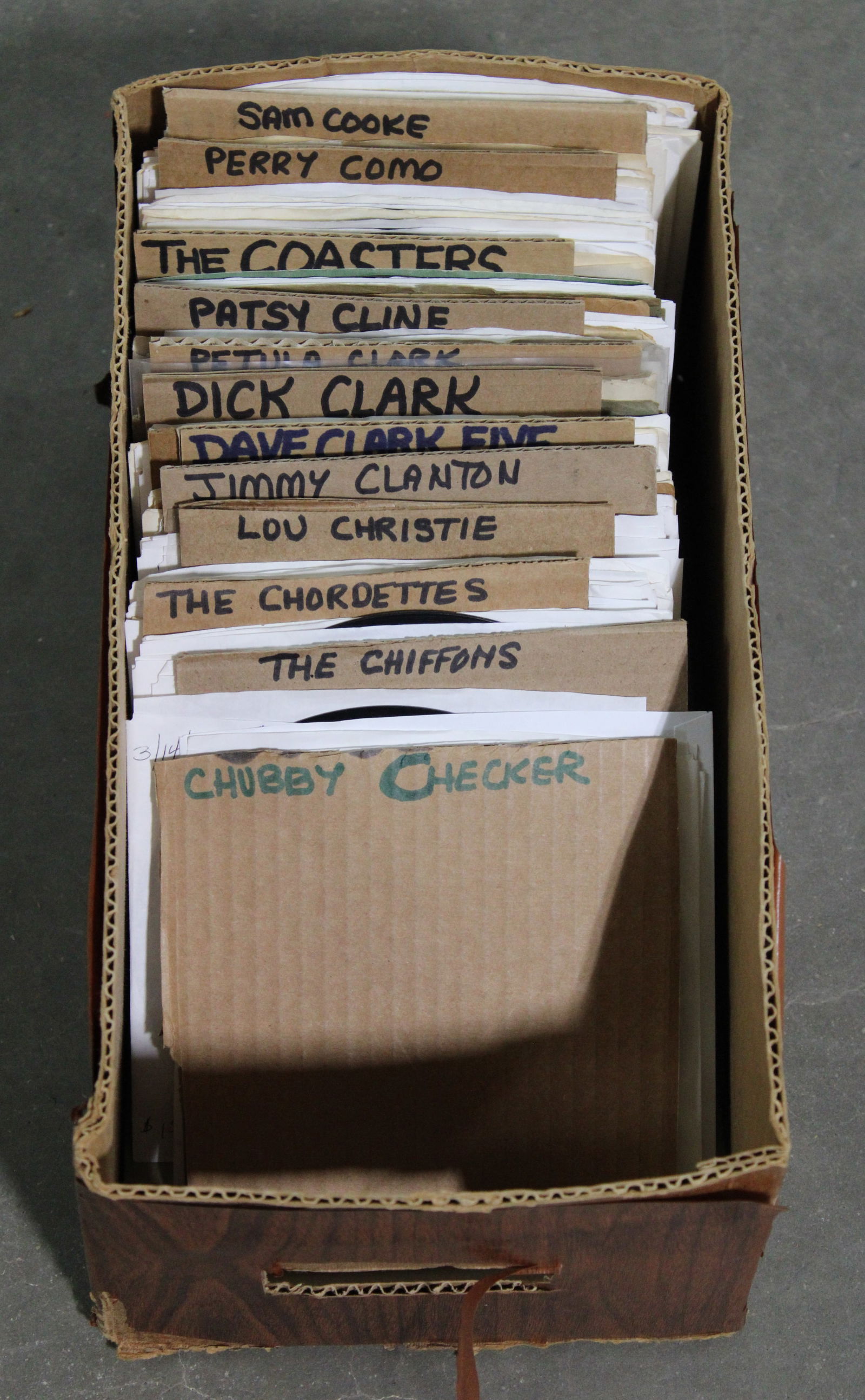 45rpm Records for Jukebox incl. Sam Cooke, Patsy Cline, Dick Clark (Lot 1): In-house shipping available.