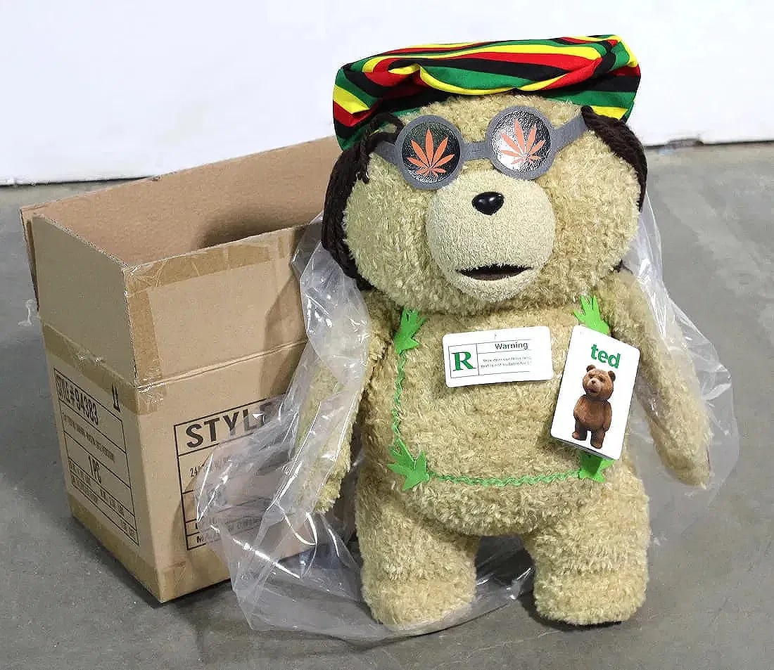 NIB 24" Ted Movie Doll Rastafarian: In-house shipping available.
