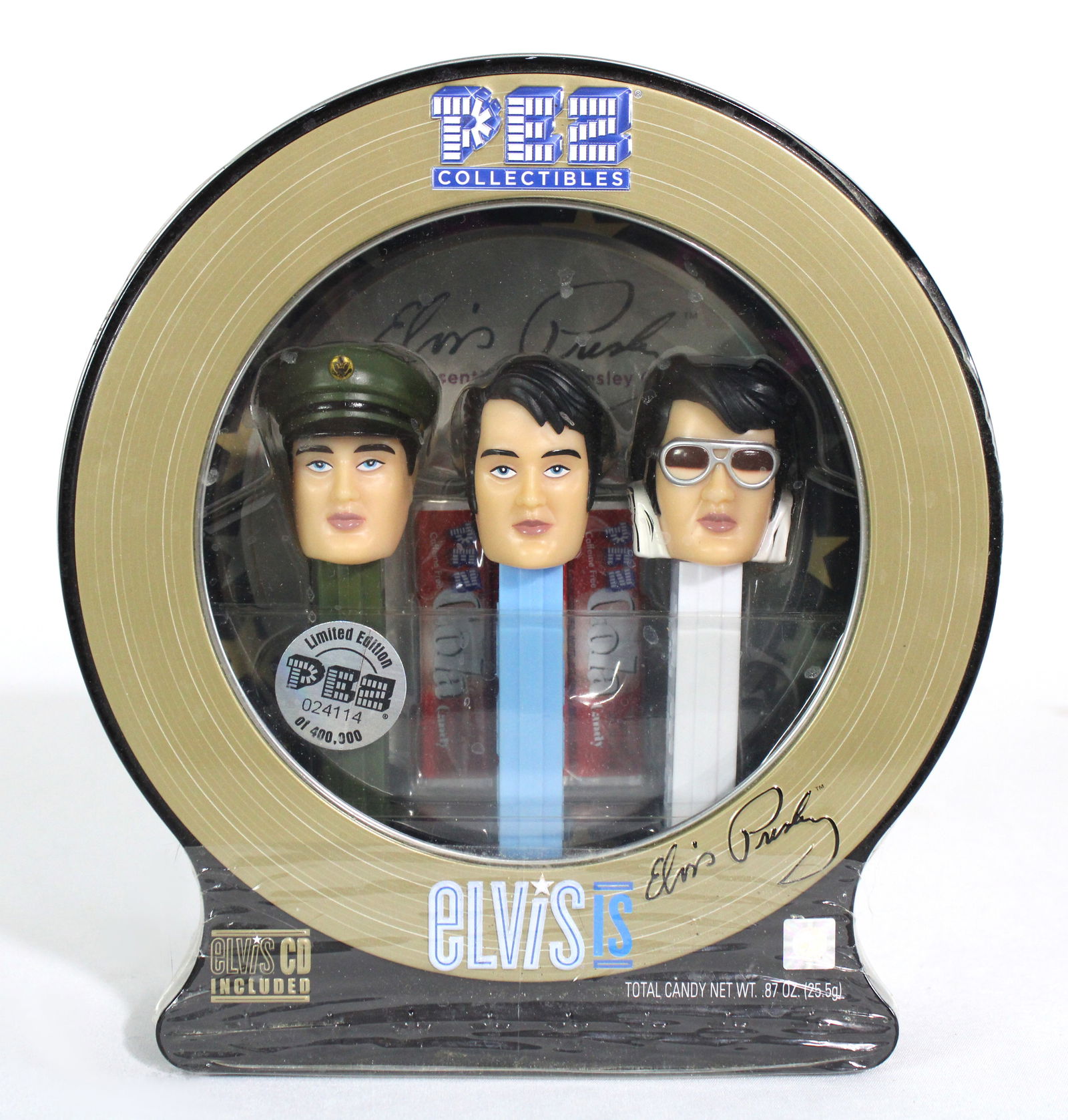 Elvis LE Pez Dispensers, NIB: Sealed. In-house shipping available.