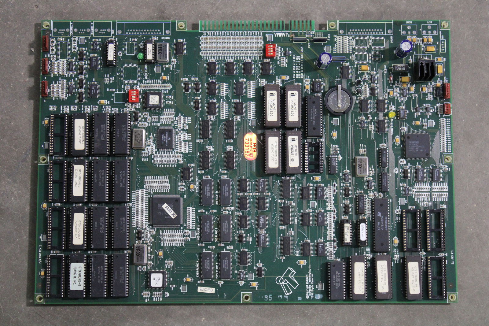 IT Golden Tee 2K Arcade Game Board, Lot 2: Untested. In-house shipping available.