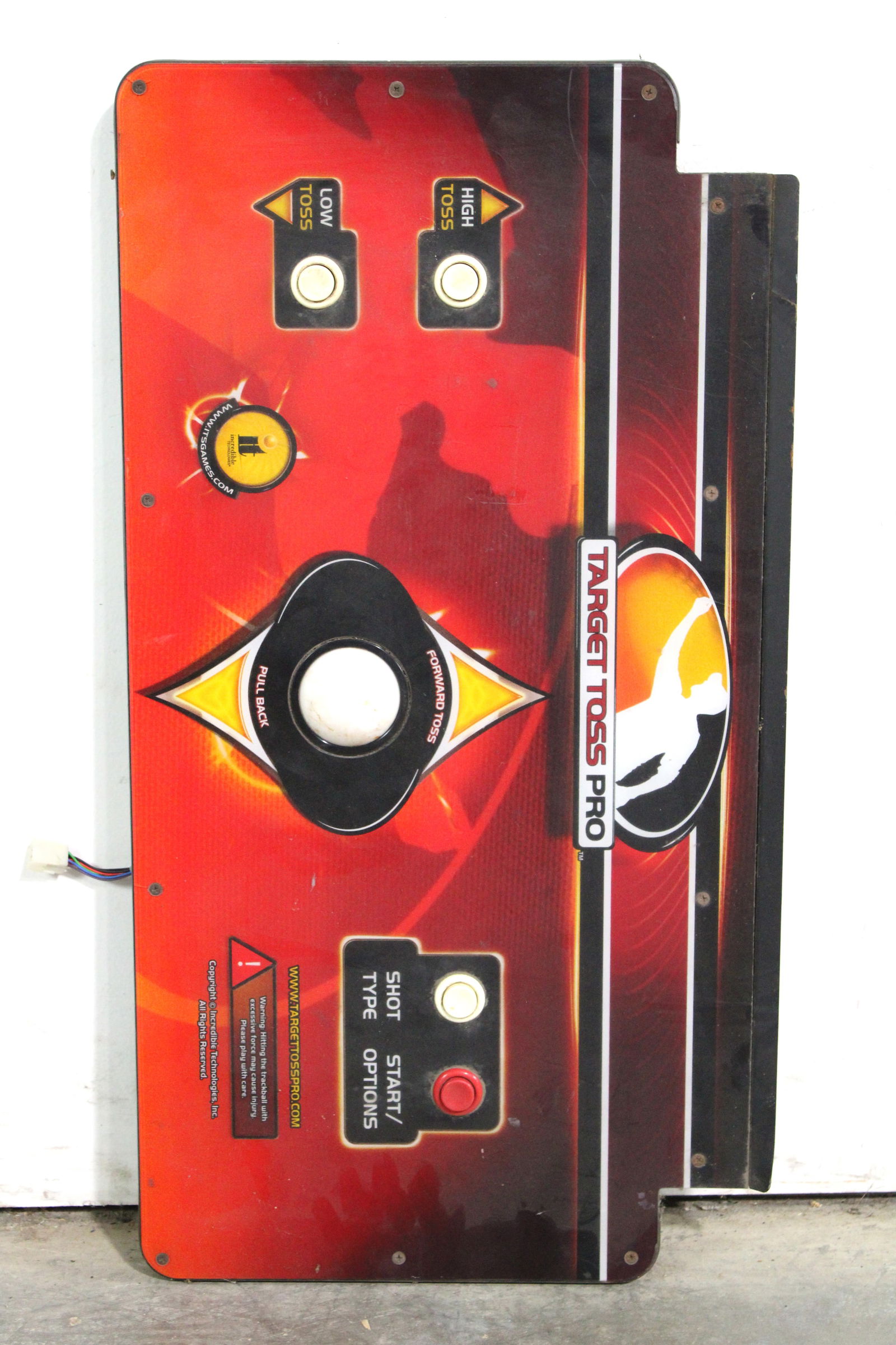 IT Target Toss Pro Arcade Game Control Panel: This item requires third-party shipping or pickup arrangements to be made.