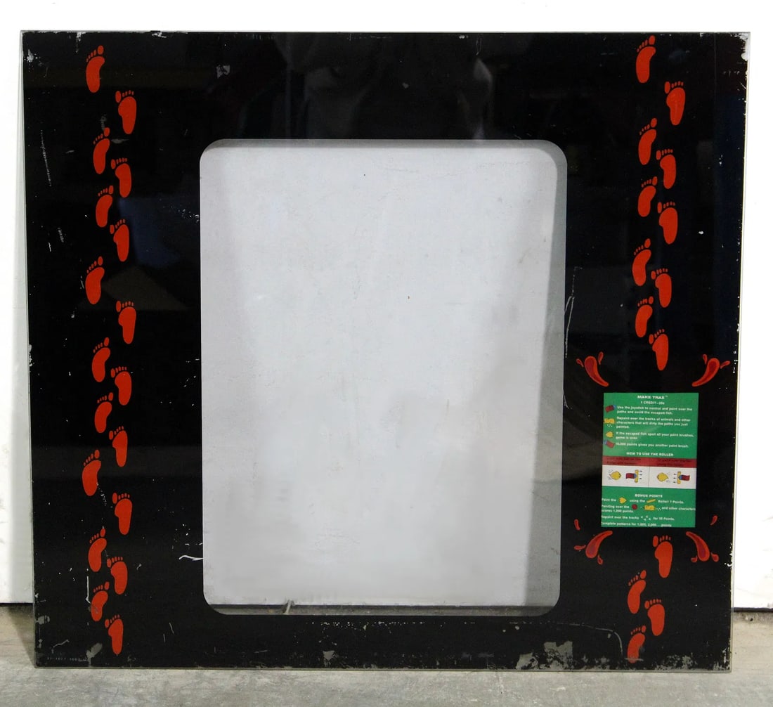Make Trax Arcade Game Glass Bezel: This item requires third-party shipping or pickup arrangements to be made.