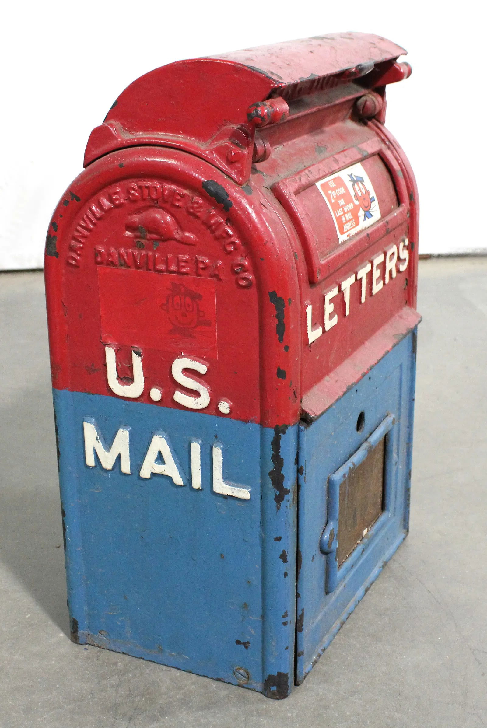 U.S. Mail Cast Iron Embossed Mailbox - 3