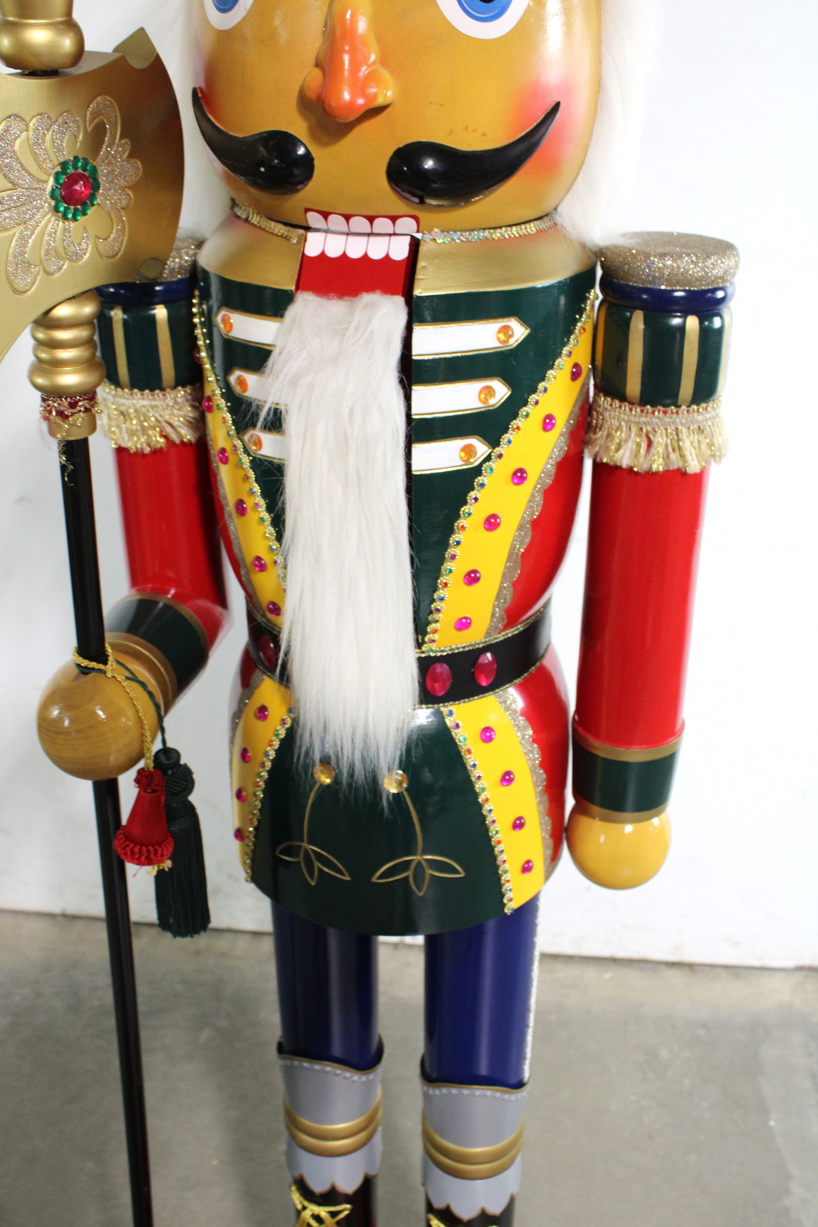 6FT Wooden Holiday Nutcracker - 2