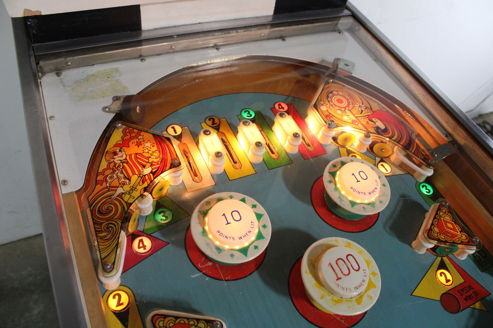 Gottlieb Four Square Pinball Machine - 7