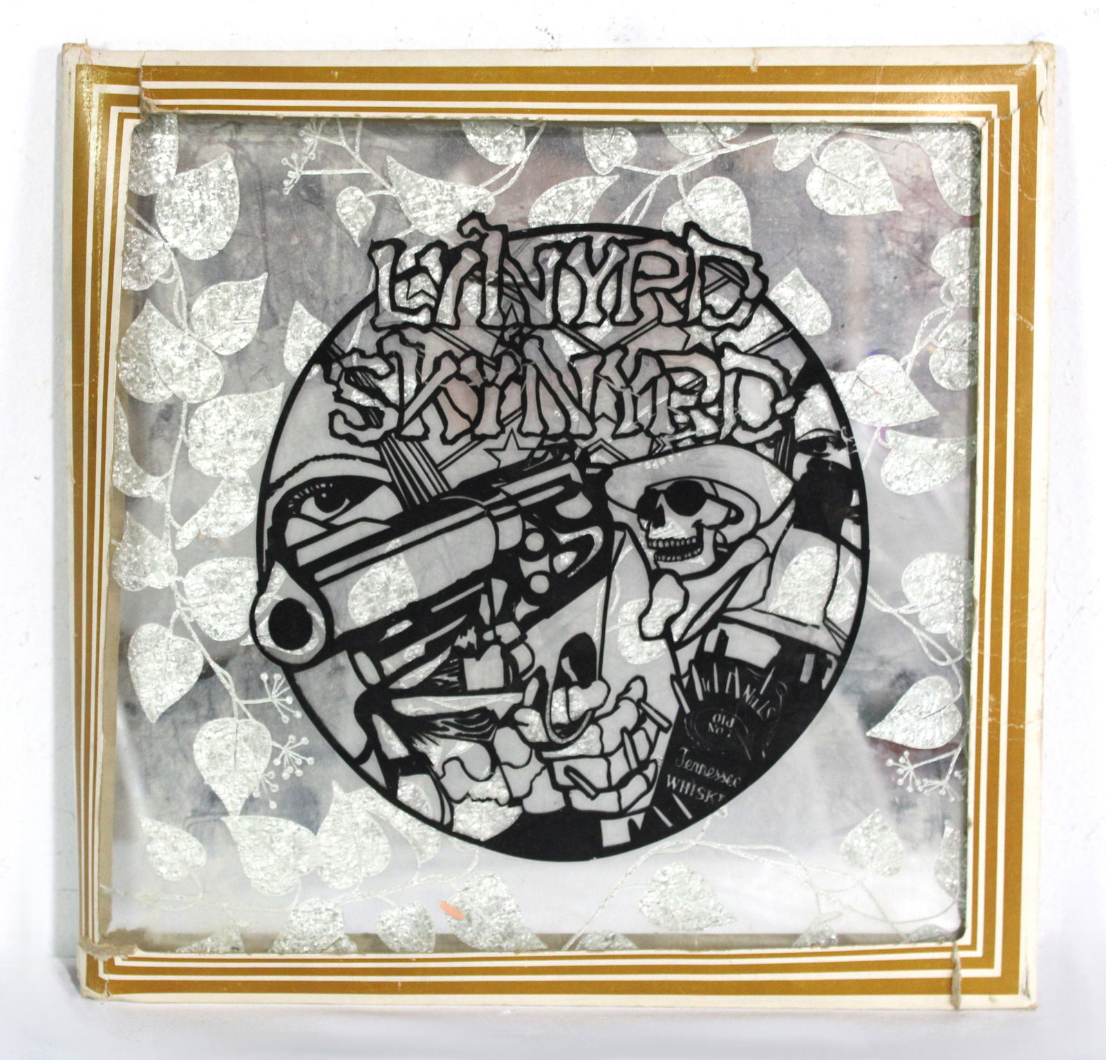 Lynard Skynyrd / Jack Daniels Carnival Mirror: This item requires third-party shipping or pickup arrangements to be made. Dimensions: 13 x 13