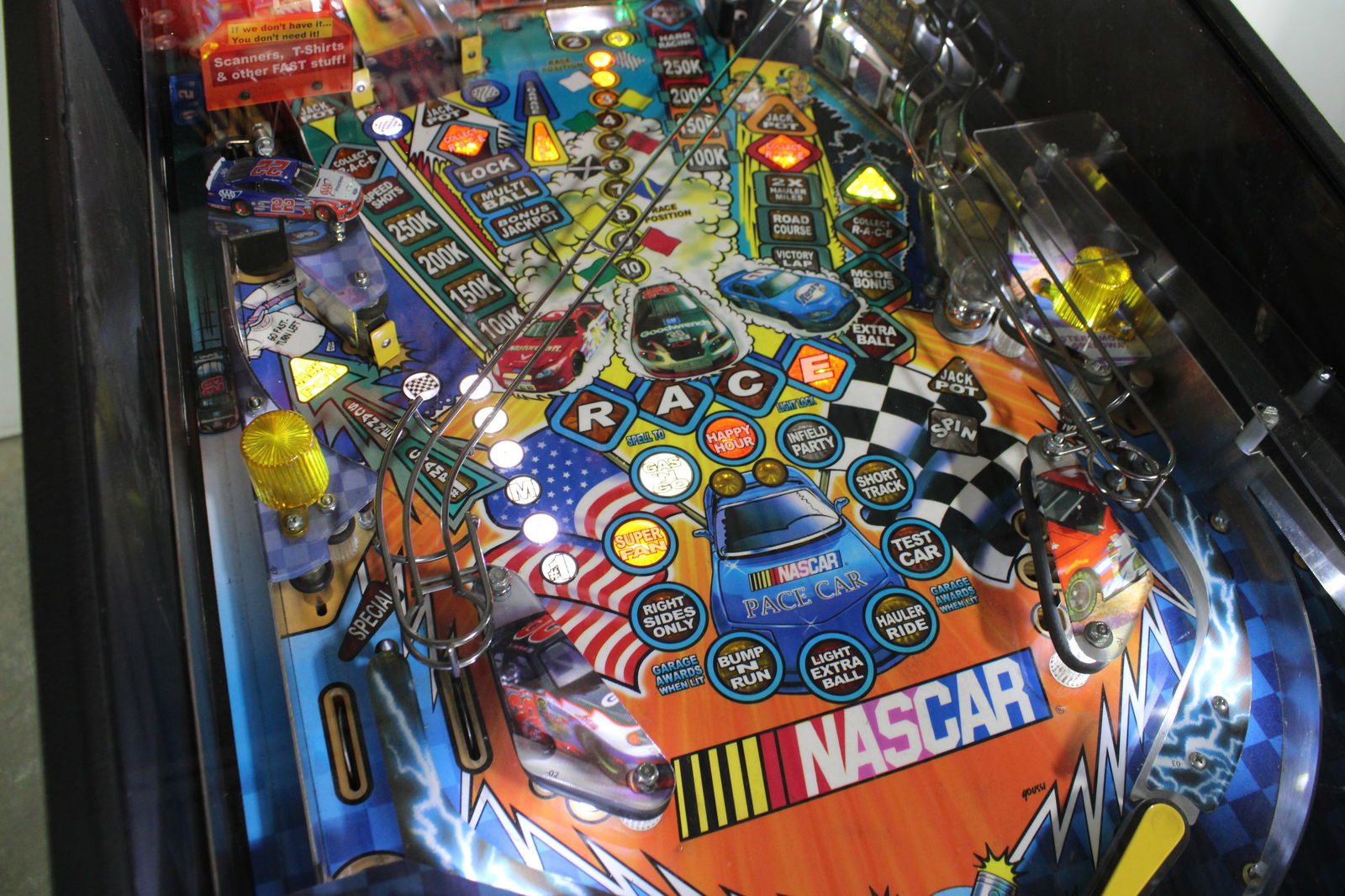 Stern Nascar Pinball Machine - 6