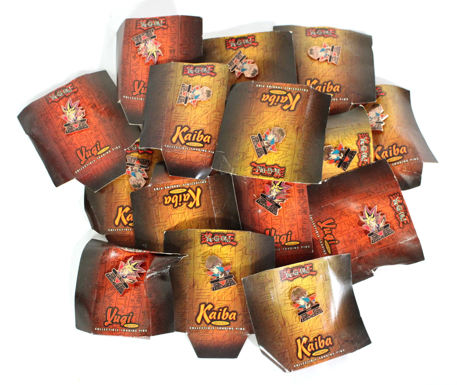 Yu-Gi-Oh! Collector Pins incl. Kaiba and Yugi: Total of 15. In-house shipping available.