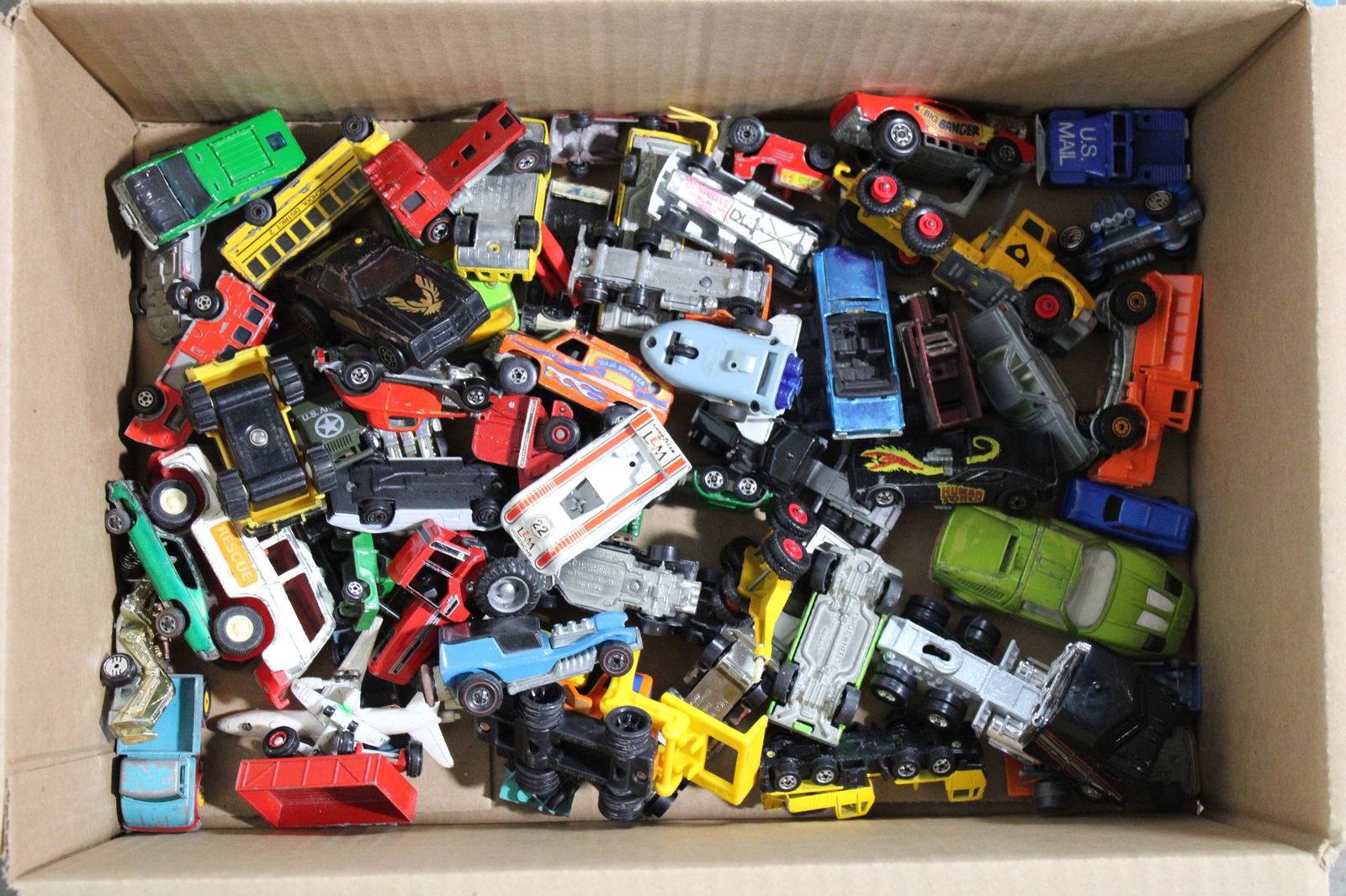 Matchbox & Hot Wheels Die Cast Cars, Red Liners, Human Torch, Lot 1: In-house shipping available.